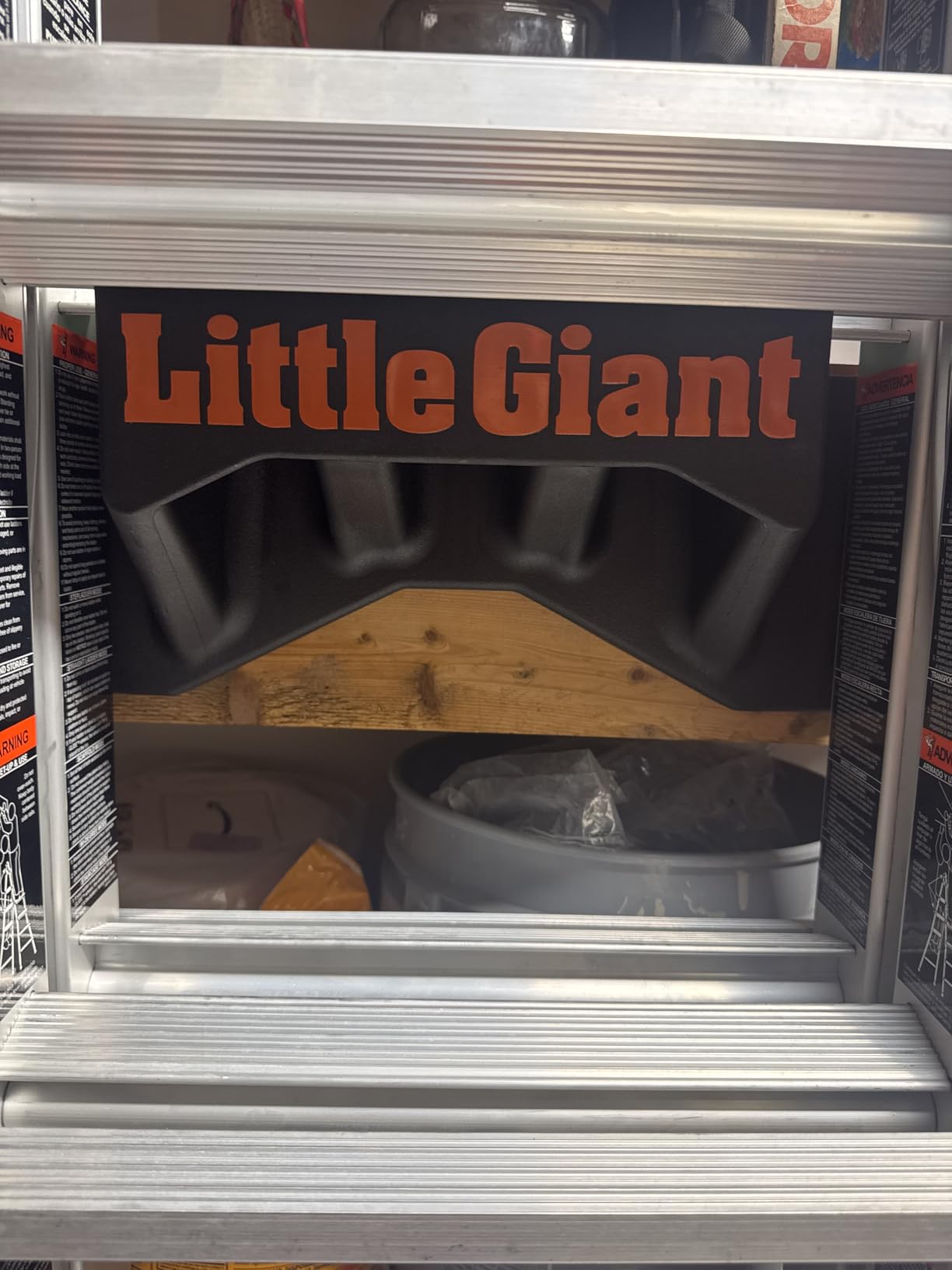 Little Giant Ladder Rack Wall-Mount Ladder Storage Accessory, 15097 customer photo 2
