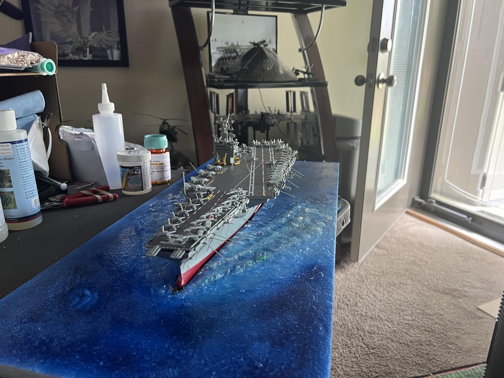 Academy USS Enterprise CVN-65 Aircraft Carrier Plastic Model Kits 1/600 Scale customer photo 2