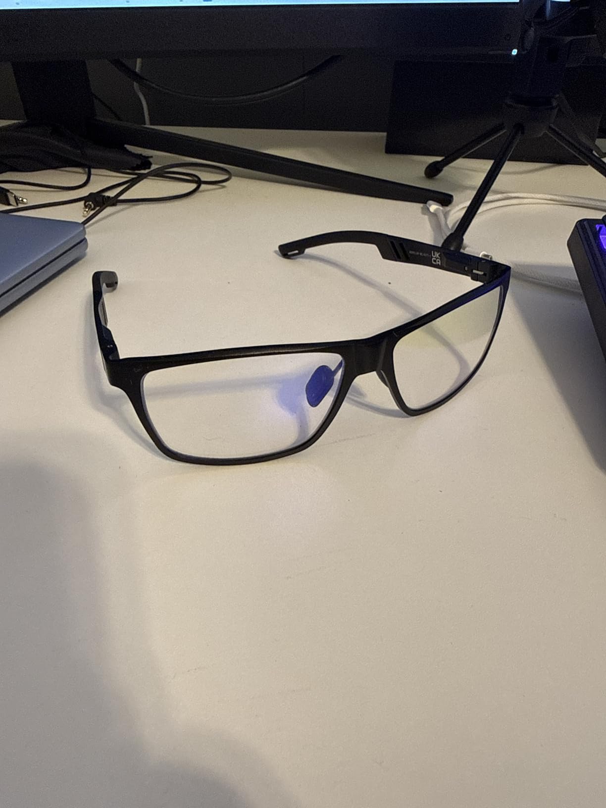 ANYLUV Blue Light Blocking Glasses Men Computer Gaming Glasses Lightweight Al-Mg Metal Anti Eyestrain Eye Protection customer photo 1