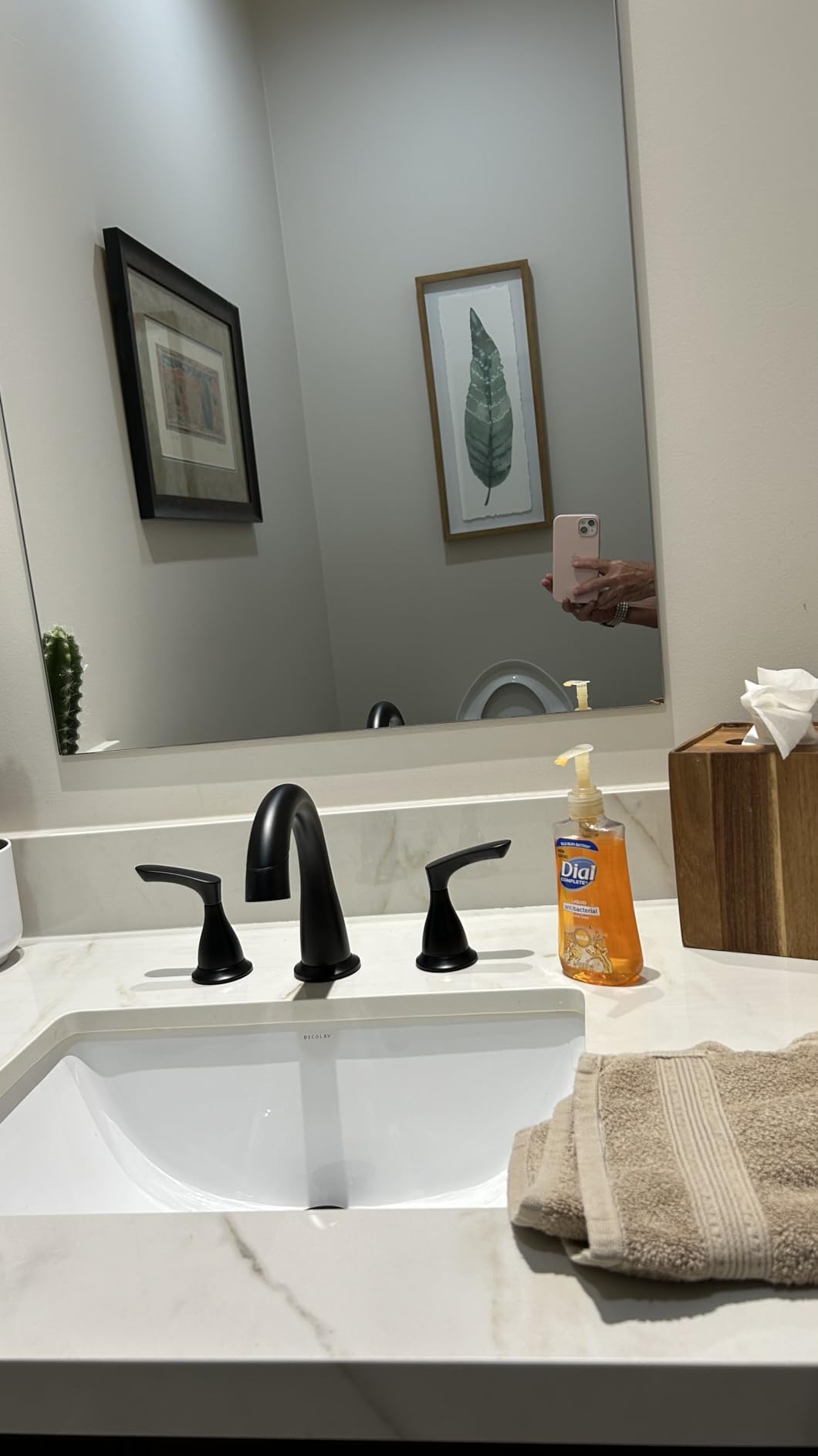 Delta Broadmoor Chrome Bathroom Faucet with Sprayer, 8 Inch 3 Hole Widespread Bathroom Sink Faucet with Pull Out Sprayer, Push-Pop Drain, Chrome 35765LF-PD customer photo 2