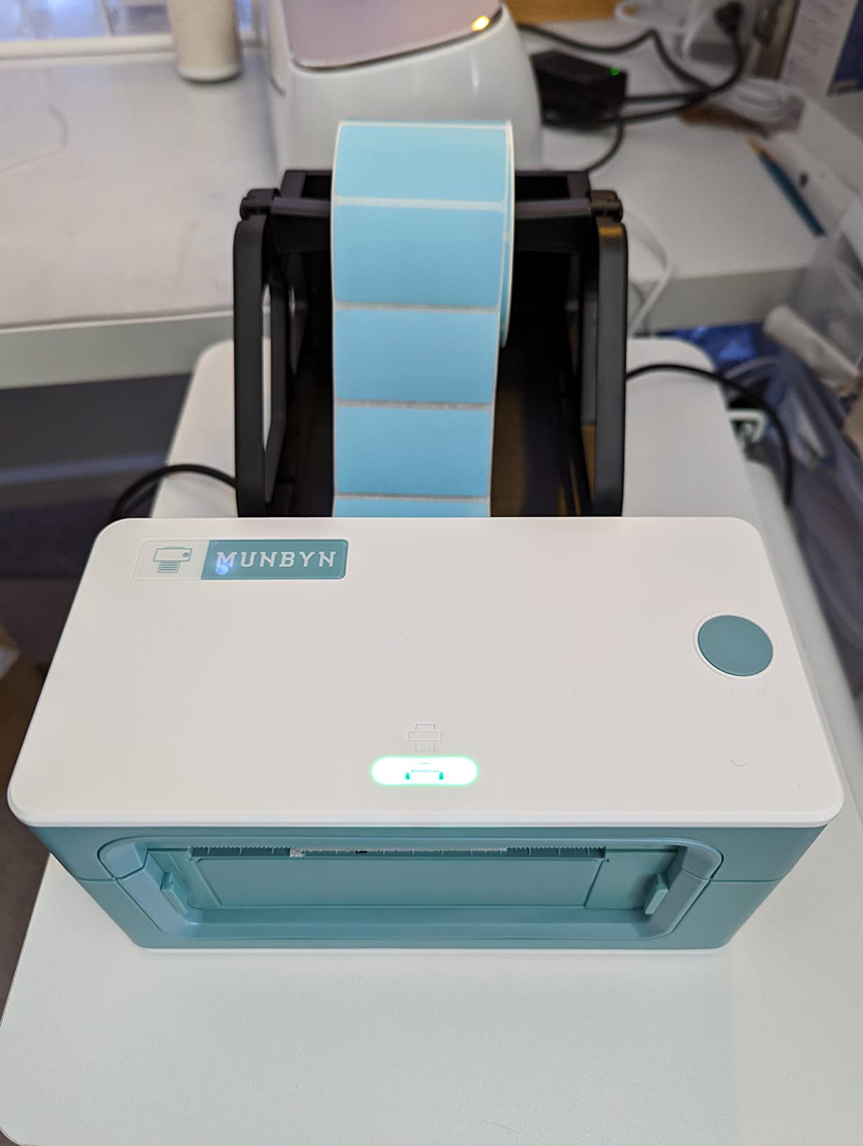 RealWriter 941 Bluetooth USB 4x6 Shipping Thermal Label Printer | USB & Bluetooth, Compatible with macOS & Windows customer photo 2