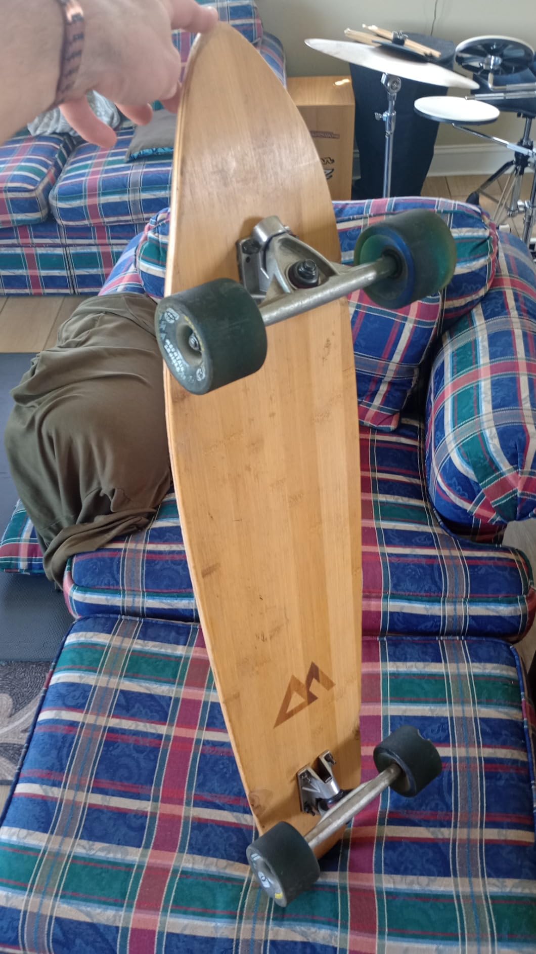 Magneto 44 inch Kicktail Cruiser Longboard Skateboard | Bamboo and Hard Maple Deck | Made for Adults, Teens, and Kids customer photo 2