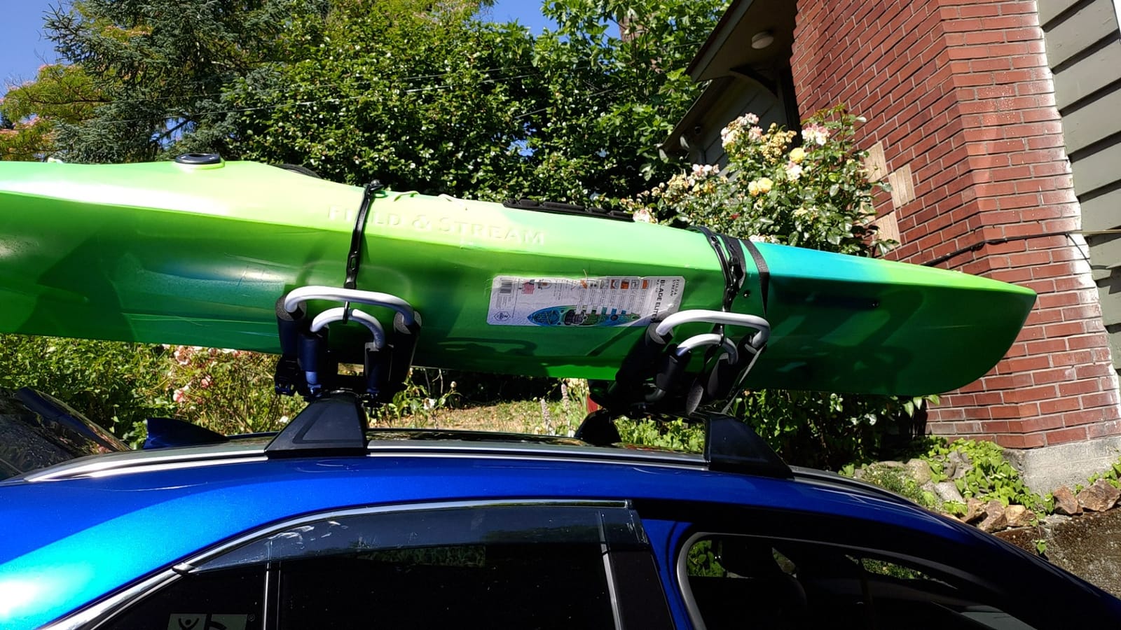 IKURAM R Aluminum Kayak Roof Rack Folding J-Style Universal 3-in-1 | Multifunction for Canoe, SUP, Kayaks, Surfboard, Rooftop Mount, For SUV, Car and Truck Crossbars customer photo 1