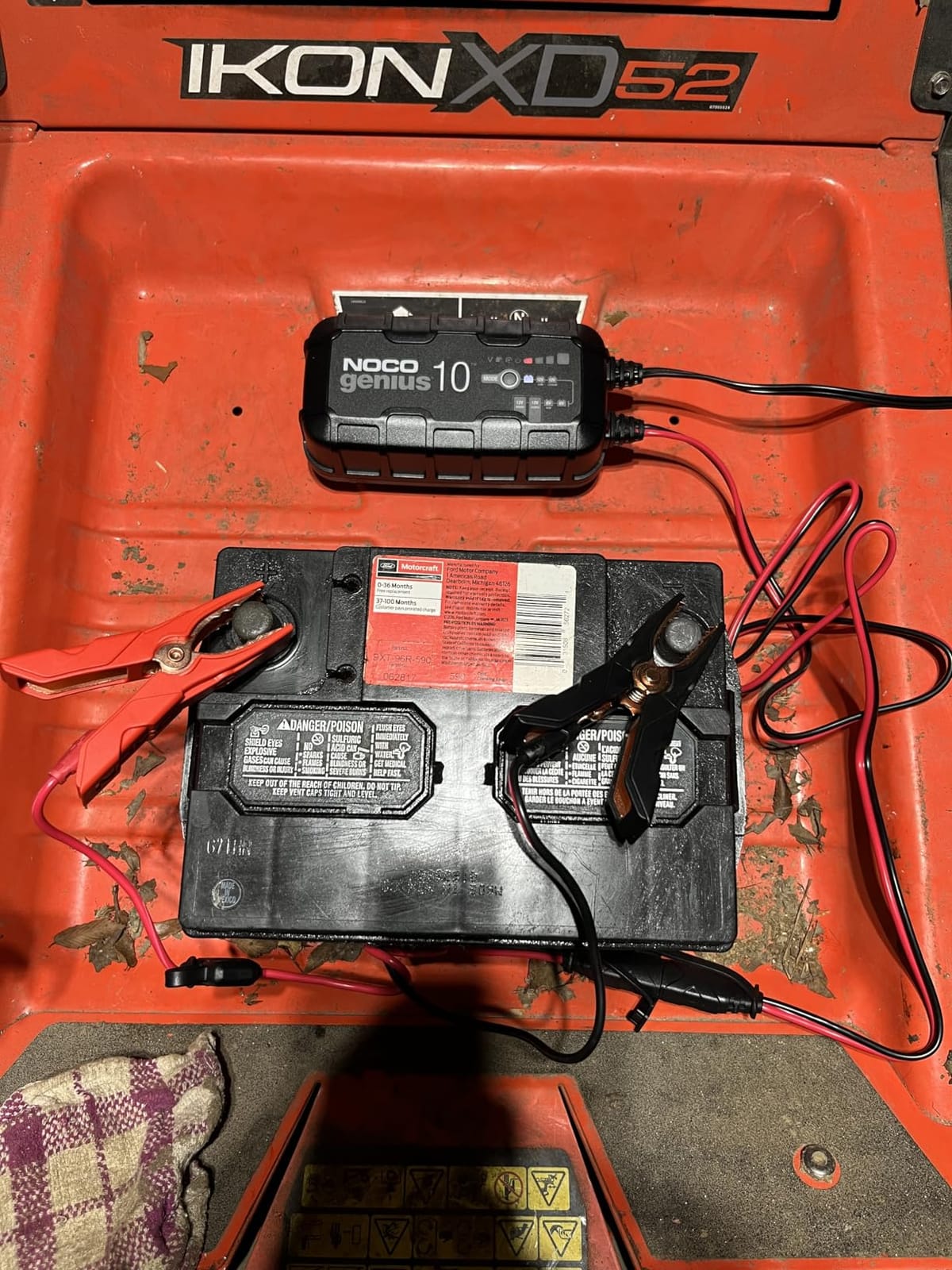 NOCO GENIUS10 10A 6/12V Smart Battery Charger, Trickle Charger & Maintainer | Overcharge Protection, Desulfator, Temperature Compensation, Force Mode, For Lead-Acid (Wet, Gel, AGM) & Lithium (LiFePO4) customer photo 1