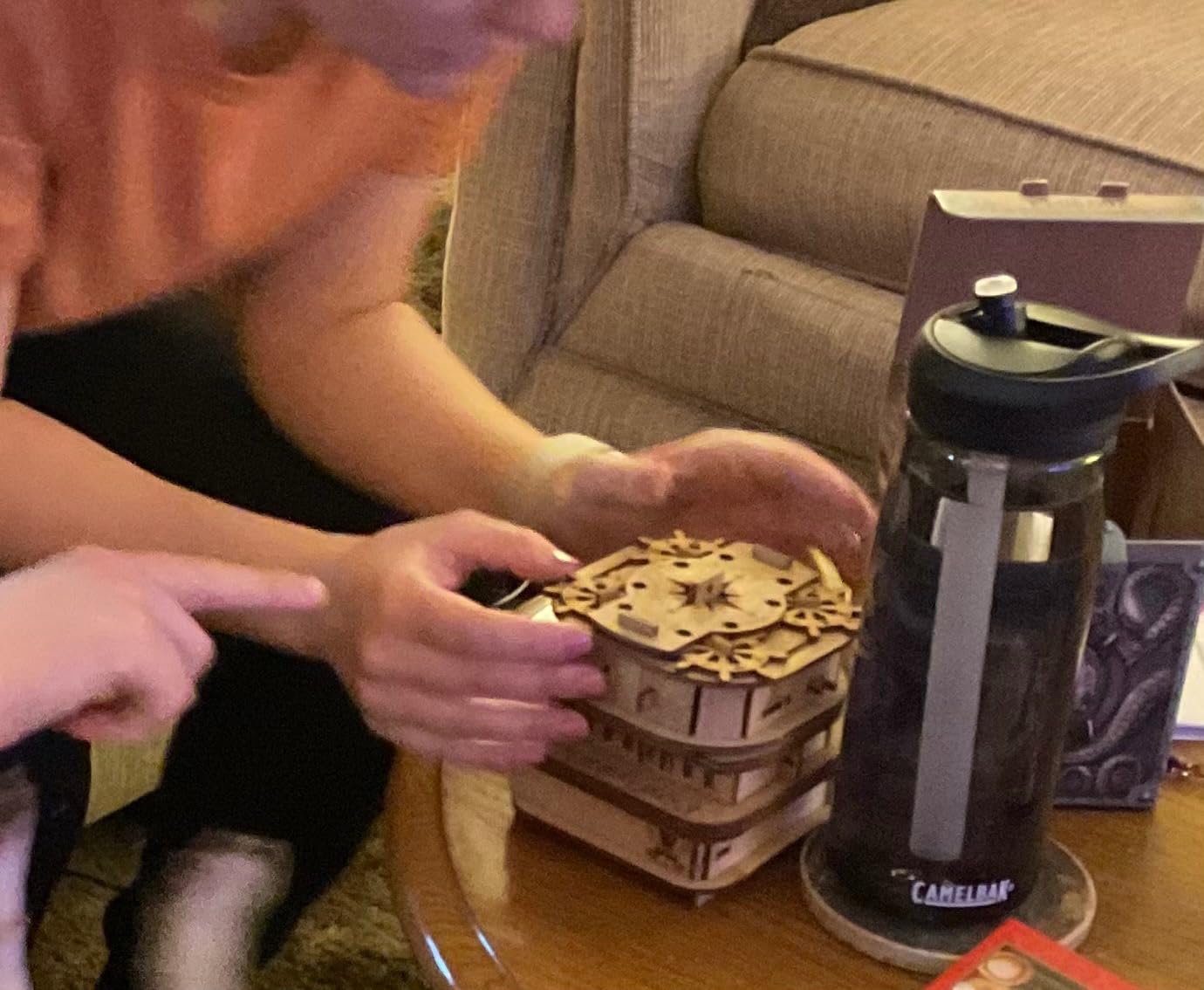 iDventure Cluebox Schroedinger's Cat, Brain Teaser Puzzle Box for Adults | Science-inspired Wooden Escape Room Puzzle, Clever Mechanisms, Secret Locks, Smart Gift for Men and Puzzle lovers, 3D Puzzle customer photo 1