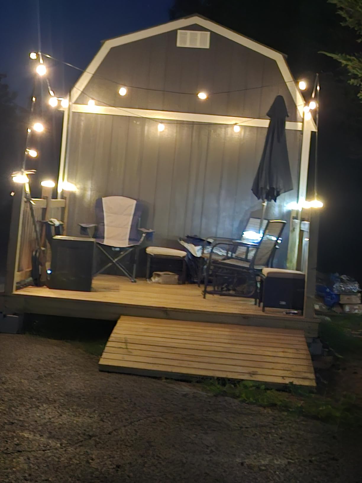 Brightech Ambience Pro Solar Powered Outdoor String Lights, 48 ft Commercial Grade Waterproof Patio Lights, 15 Edison Bulbs, Shatterproof LED String Lights for Outside, Porch - 1W Soft White customer photo 2