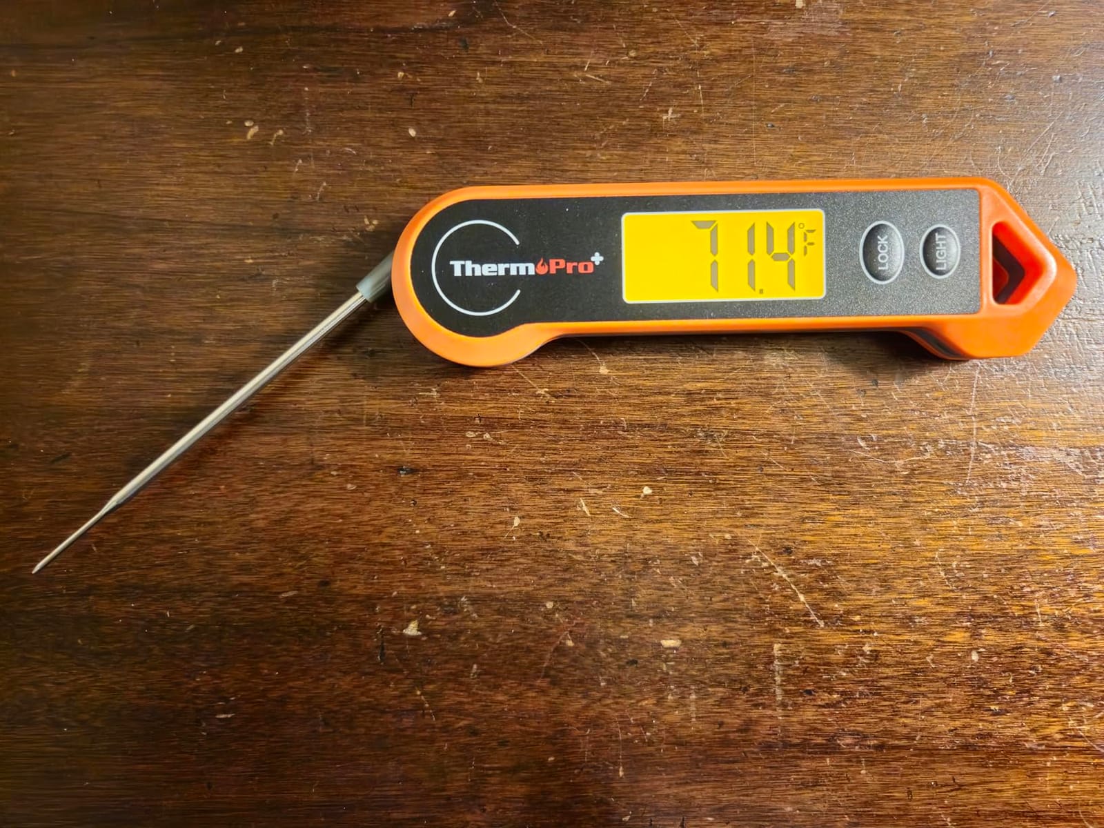 TempPro TP19H 1 Sec Digital Meat Thermometer for Cooking | Instant Read Food Thermometer with Motion Wake for BBQ Grill Oil Fry Candy, Gifts for Men Dad Husband (Previously ThermoPro) customer photo 1