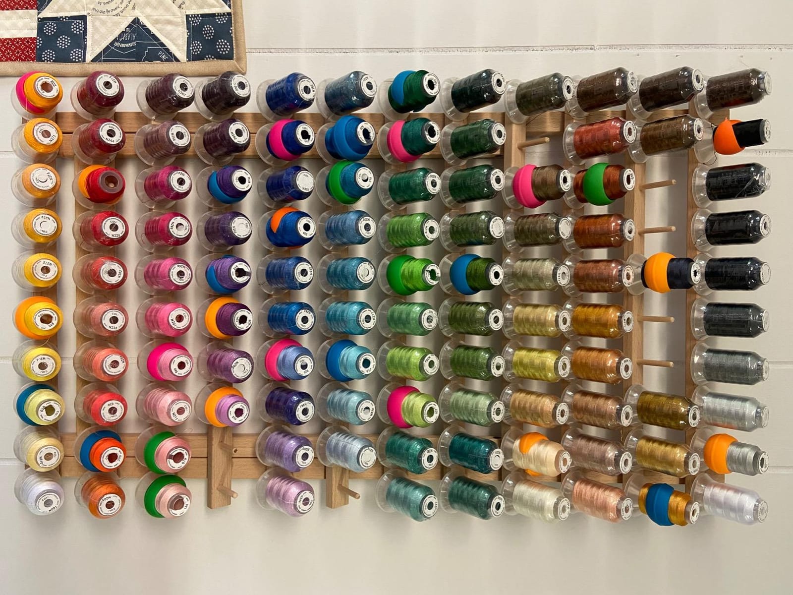 New brothread 80 Spools Polyester Embroidery Machine Thread Kit | 500M (550Y) Each Spool, 40 Weight, Colors Compatible with Janome and Robison-Anton Colors customer photo 1