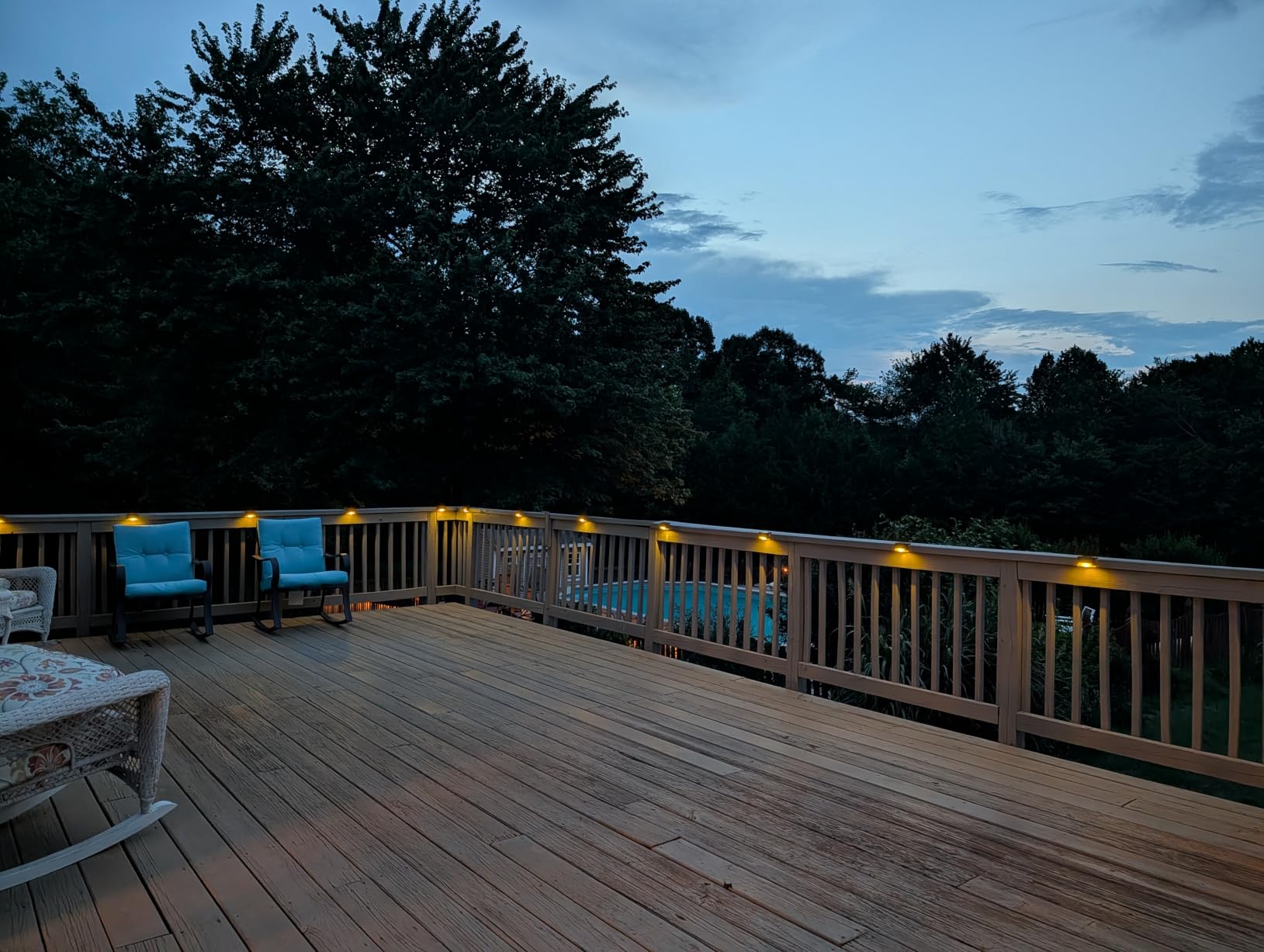 SOLPEX Solar Deck Lights Outdoor 16 Pack, Solar Step Lights Waterproof Led Solar lights for Outdoor Stairs, Step, Fence, Yard, Patio, and Pathway(Warm White) customer photo 2