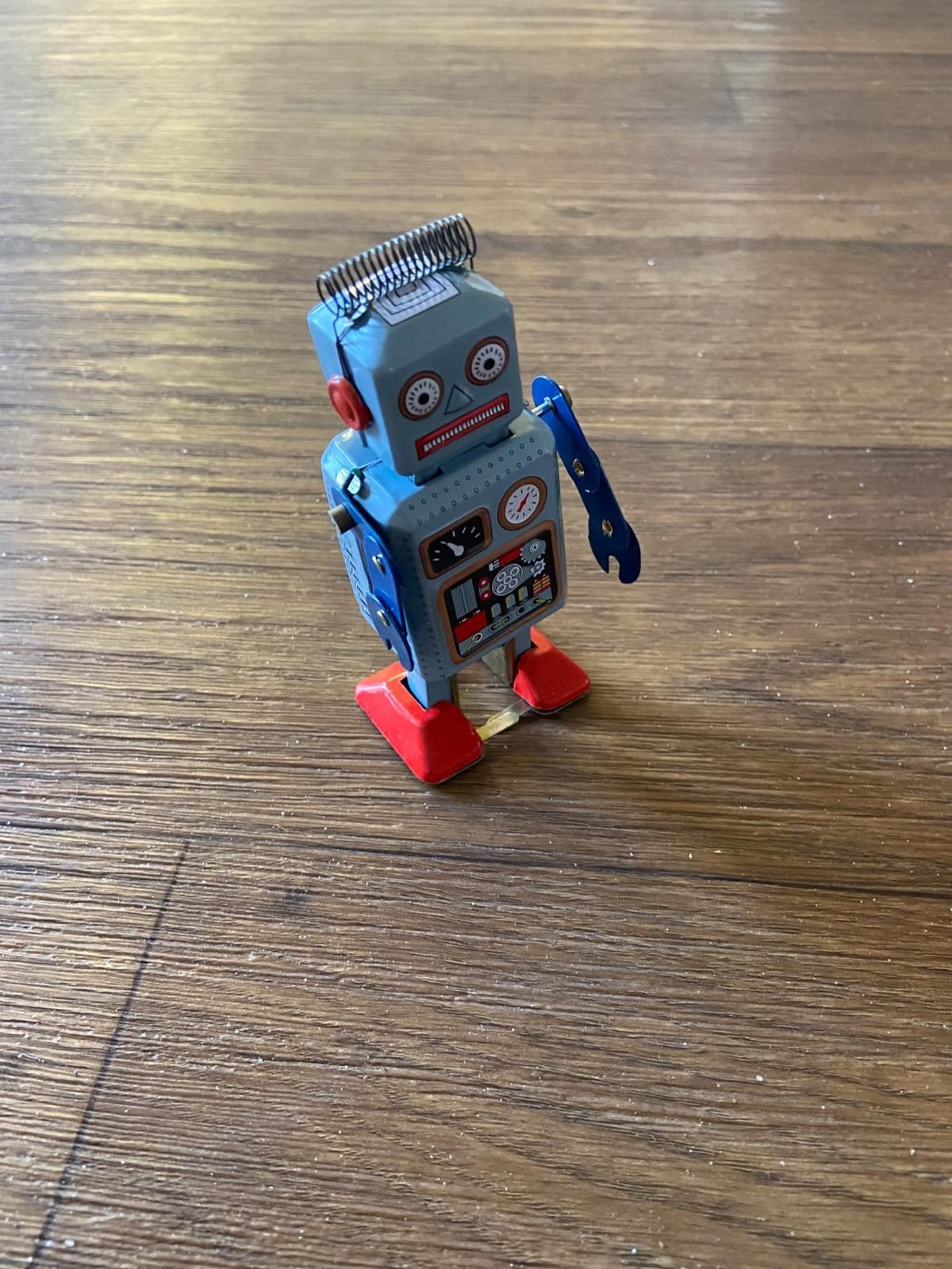 Wind Up Vintage Robot Retro Classic Clockwork Spring for Collection, Xmas, Gift, Party, Birthday, Festival, Surprise, Memories customer photo 2