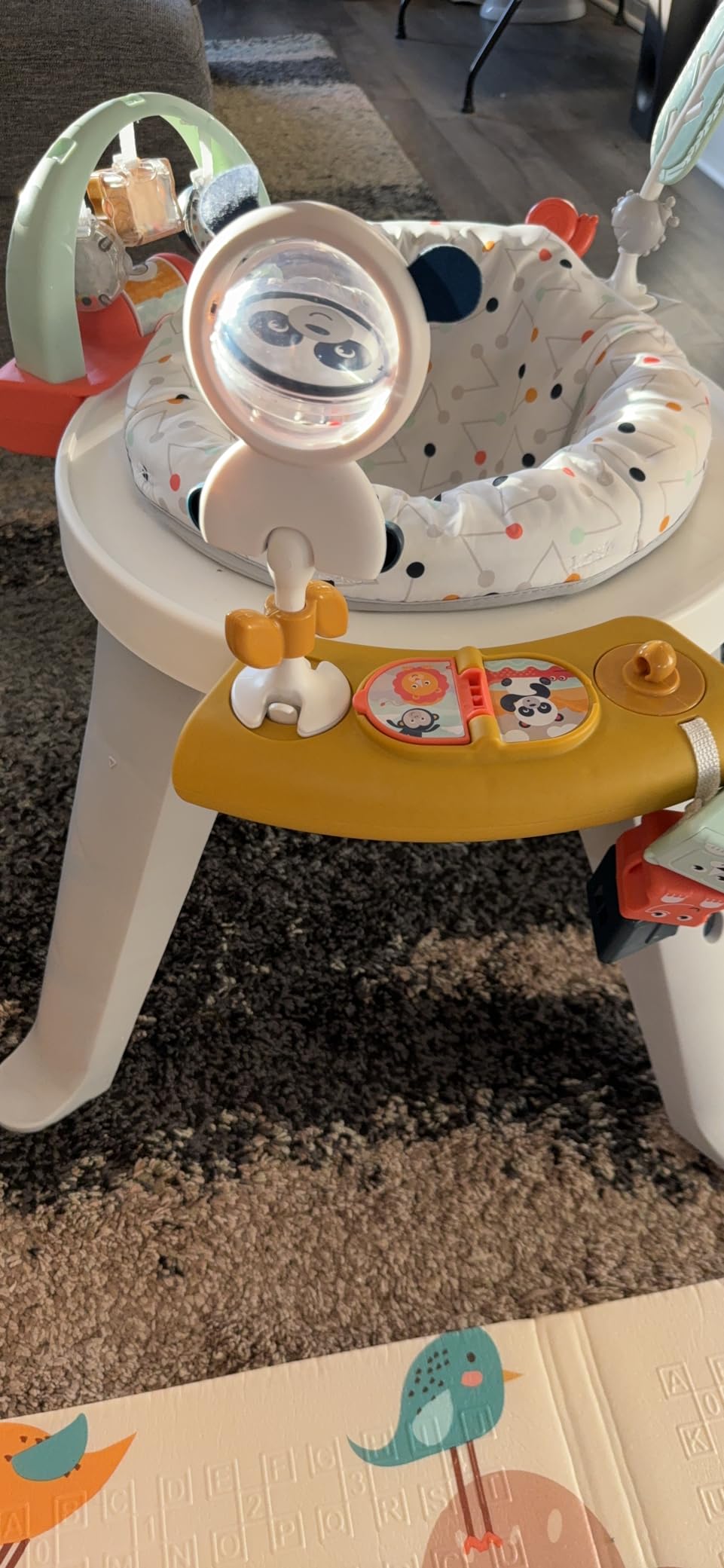 Fisher-Price Baby to Toddler Toy 3-in-1 Spin & Sort Activity Center and Play Table with 10+ Activities, Happy Dots customer photo 2