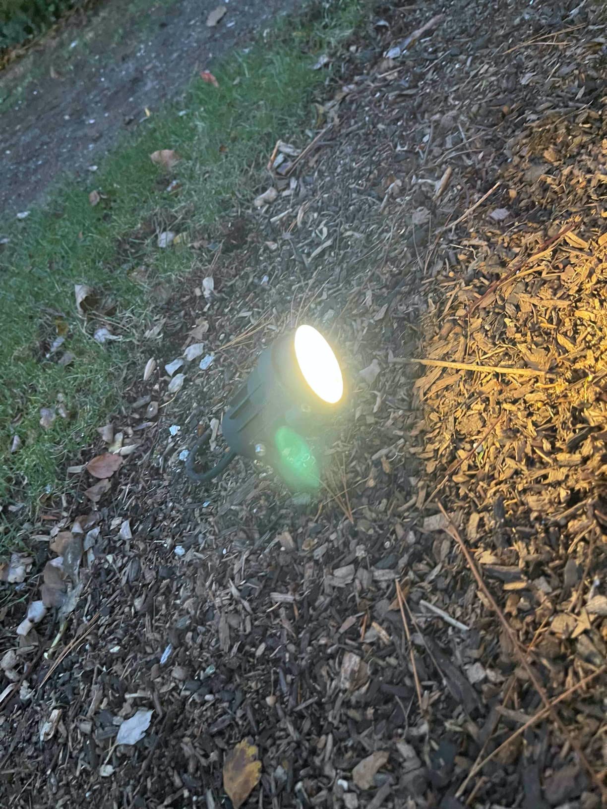 SUNVIE 12W Low Voltage LED Landscape Lights with Connectors, Outdoor 12V Super Warm White (900LM) Waterproof Garden Pathway Lights Wall Tree Flag Spotlights with Spike Stand (10 Pack with Connector) | Outdoor 12V Waterproof Super Warm White 900LM Garden Yard Lights Wall Tree Flag Low Voltag Spotlight (Require Transformer) customer photo 2