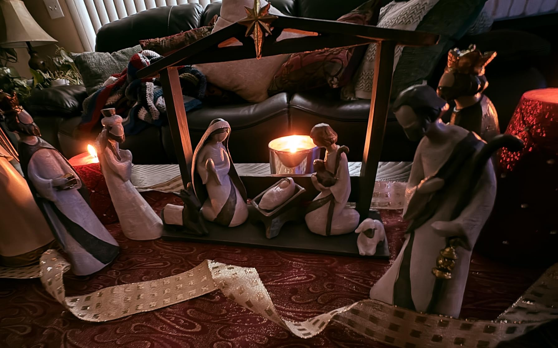 The Nativity Store - Holy Family Silent Night Nativity Set - Manger Scene - Christmas Decorations - Indoor Holiday Decor (10 PC Set) customer photo 2