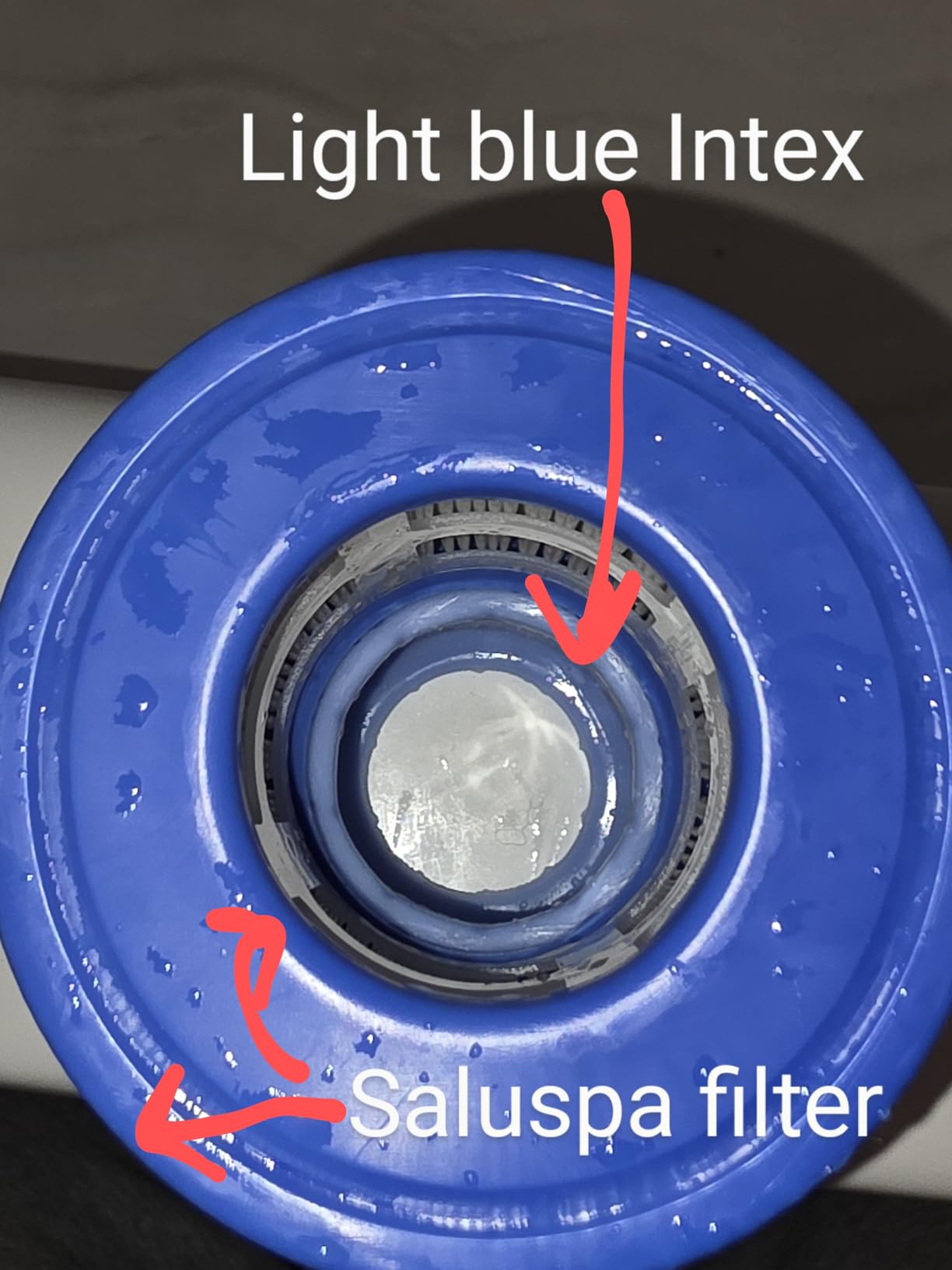 Intex 29011E Type S1 PureSpa Easy Set Pool Spa Hot Tub Filter Replacement Cartridges (6 Filters), Blue and White customer photo 2