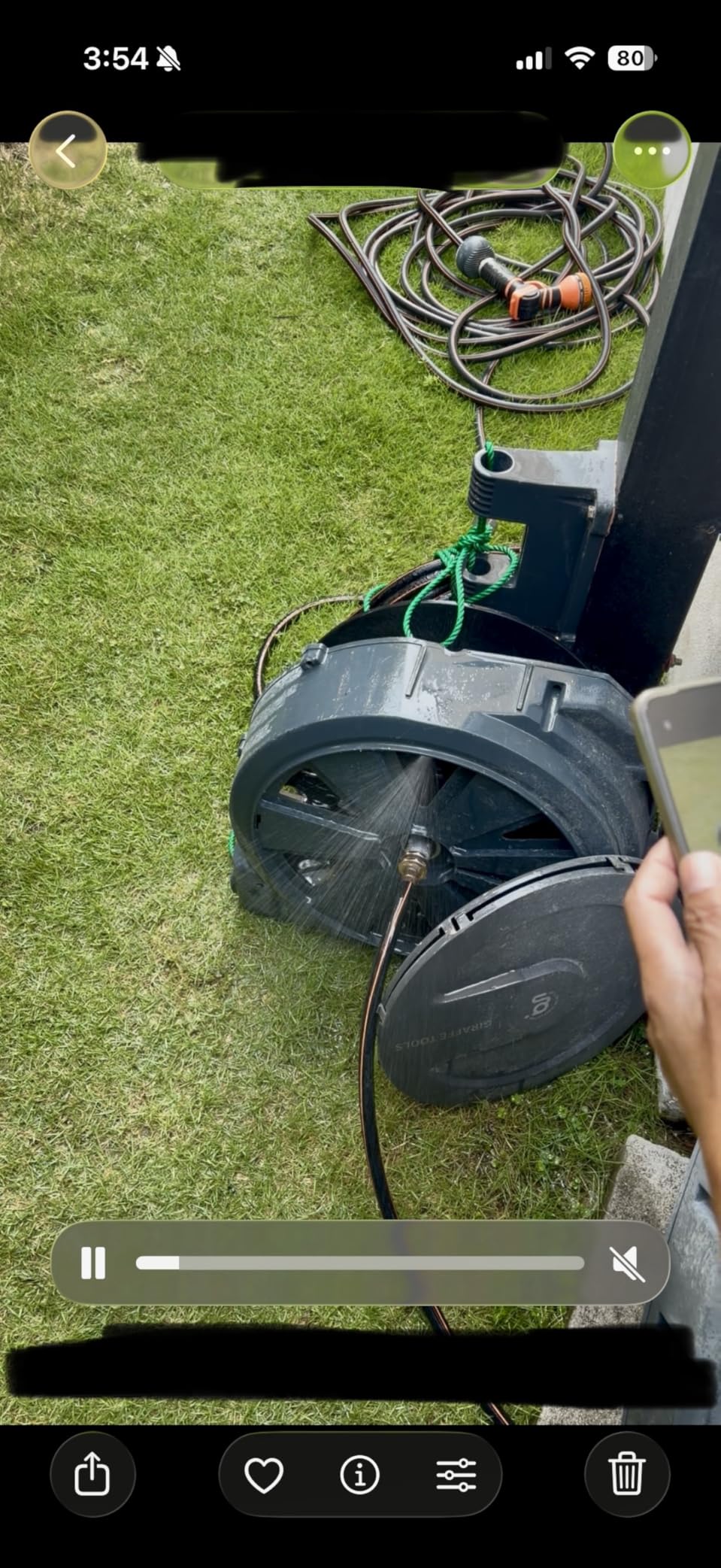 Giraffe Tools Retractable Garden Hose Reel 1/2