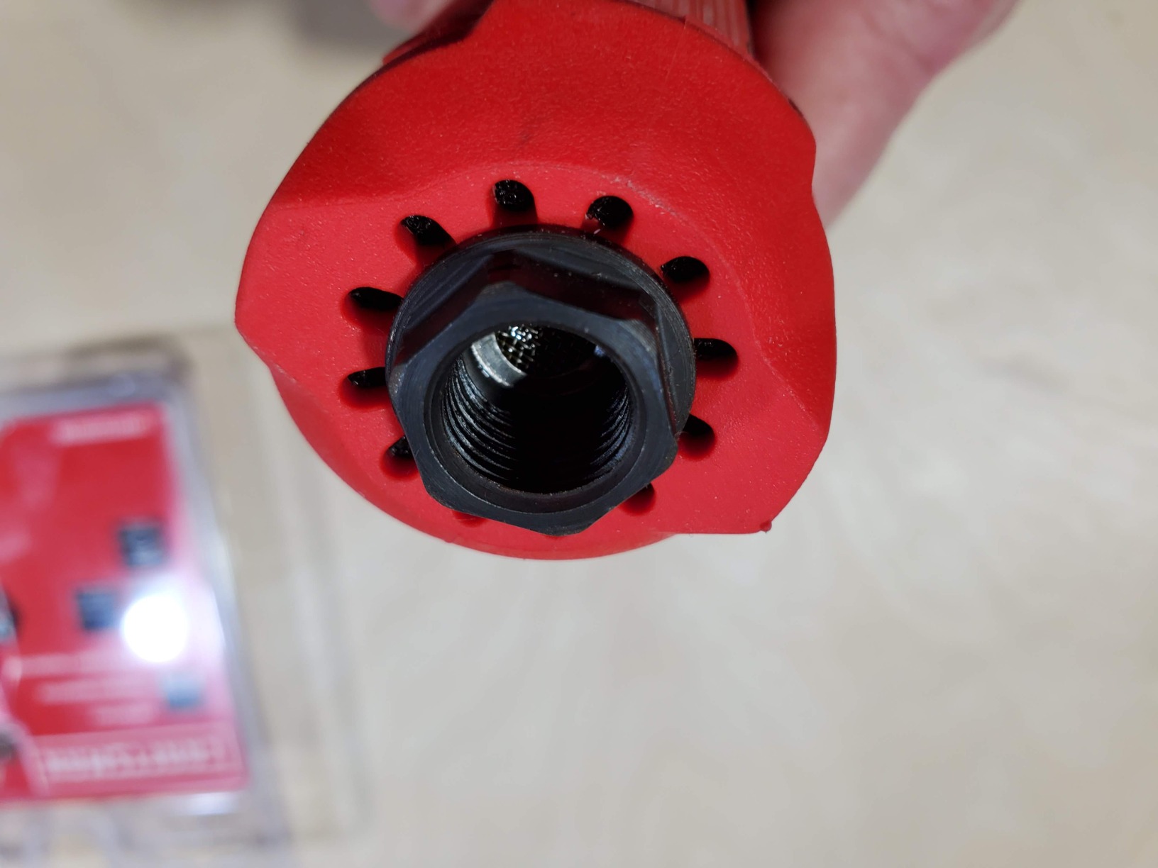 CRAFTSMAN 3/8-in Air Ratchet Wrench, Maximum Torque 50 ft-lbs, Insulated Handle, Easy Access Switch, 4.4 SCFM at 90 PSI customer photo 2