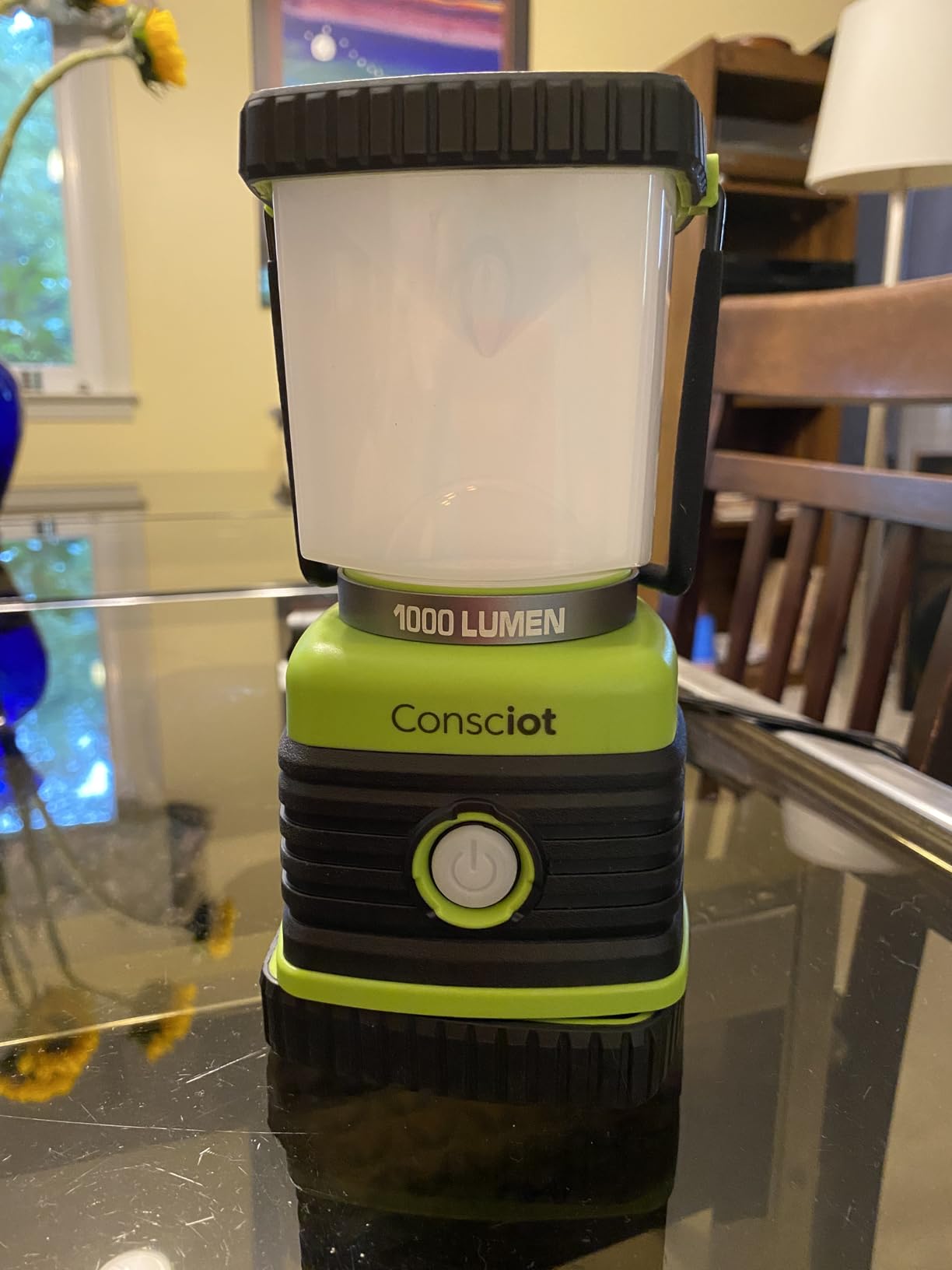 Consciot LED Battery Powered Camping Lantern, 1000LM, 4 Light Modes, IPX4 Waterproof customer photo 1