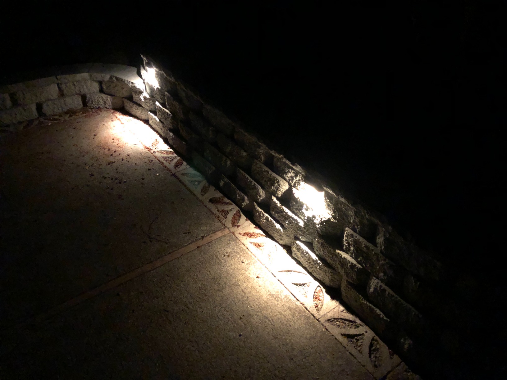 LEONLITE 8-Pack 4 Inch LED Hardscape Lighting, 1W/2W/3W, 2700K Soft White, Dimmable Retaining Wall Lights, Low Voltage Landscape Lighting, 12-24V AC/DC Paver Light, Outdoor Step Lights, ETL customer photo 2