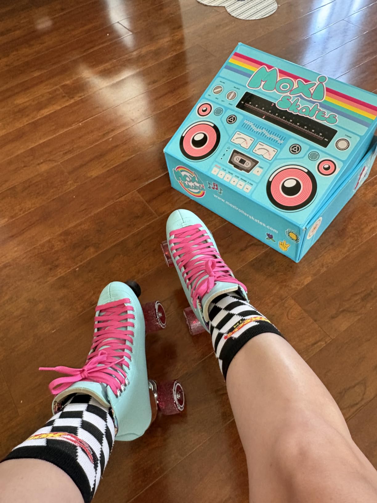 Beach Bunny Roller Skates for Women - Colorful, Precision-Fit Skate with High-Rebound Wheels, Moisture-Wicking Lining & Padding, Roller Skates customer photo 1