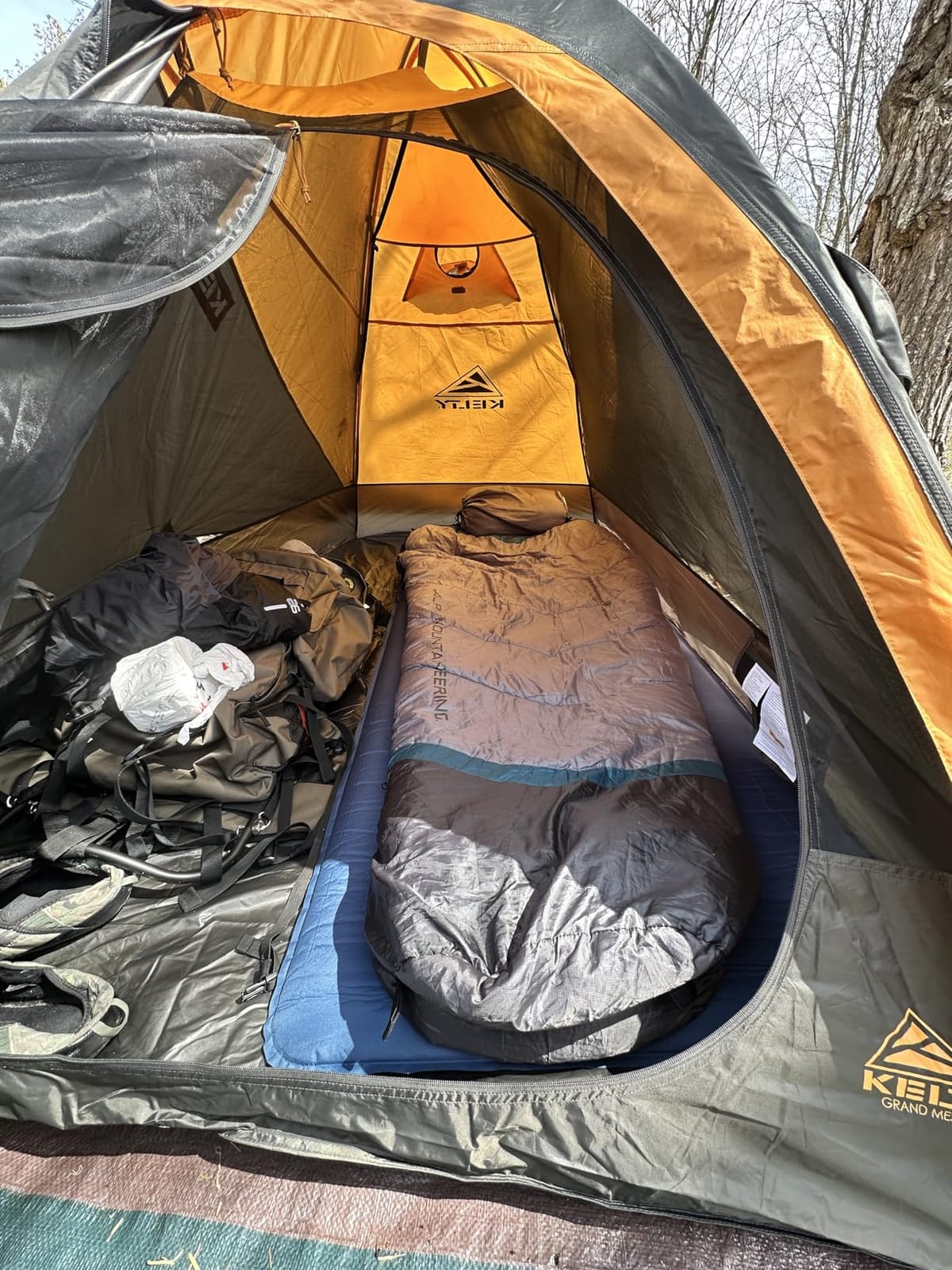 Kelty Grand Mesa 2P Backpacking Tent - 3 Season Camping, Thru Hiking Shelter, Aluminum Pole Frame, Single Door + Vestibule Model customer photo 1