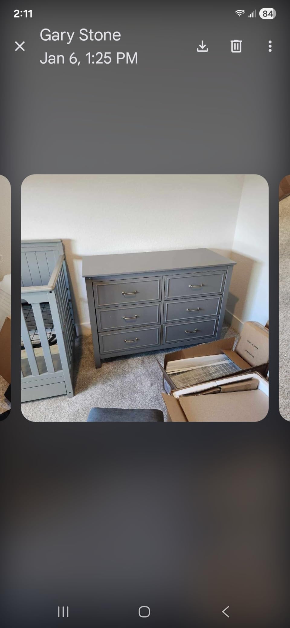 Davinci Charlie 6-Drawer Baby Dresser, GREENGUARD Certified - White customer photo 2