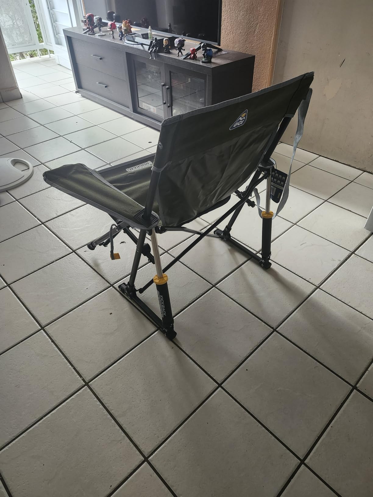 GCI Outdoor Kickback Rocker Camping Chair | Portable Folding Rocking Chair with Durable Armrests, Drink Holder & Relaxed Lowered Seat for Comfort customer photo 1