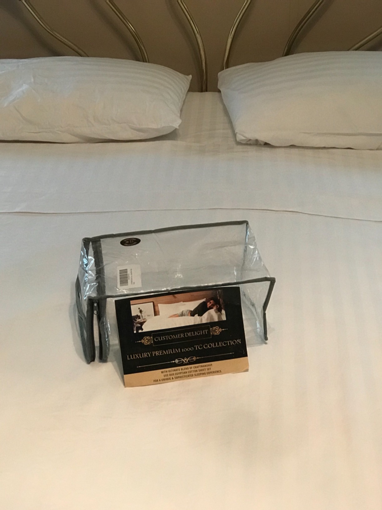 100% Egyptian Cotton Sheets King Size - 1000 Thread Count Luxury Hotel Sateen Weave Sheet Set, Soft & Breathable, 17