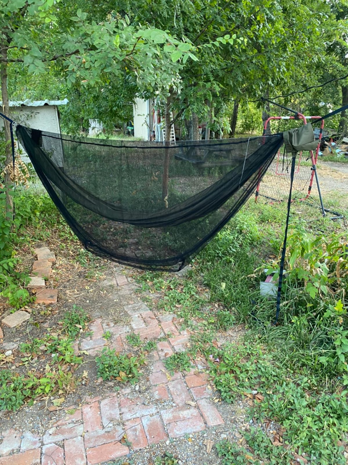 onewind 11ft Camping Double Hammock with Mosquito Net, Ridgeline and Straps customer photo 2