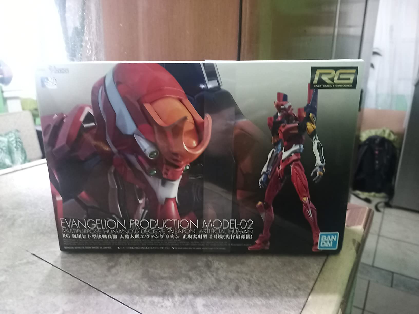 Bandai Hobby - Neon Genesis Evangelion - Evangelion Production EVA Unit-02, Bandai Spirits RG 1/144 Model Kit customer photo 1