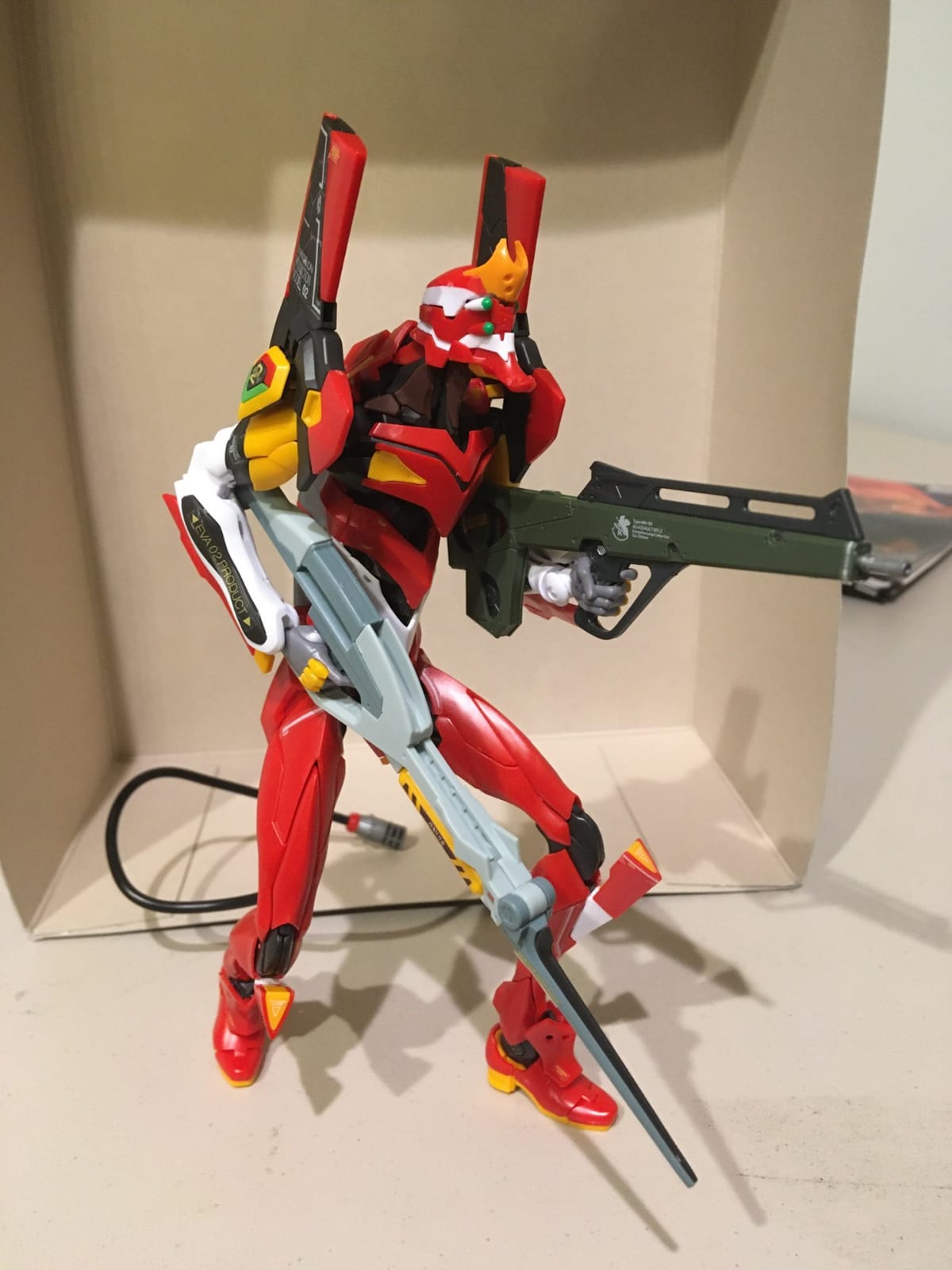 Bandai Hobby - Neon Genesis Evangelion - Evangelion Production EVA Unit-02, Bandai Spirits RG 1/144 Model Kit customer photo 2