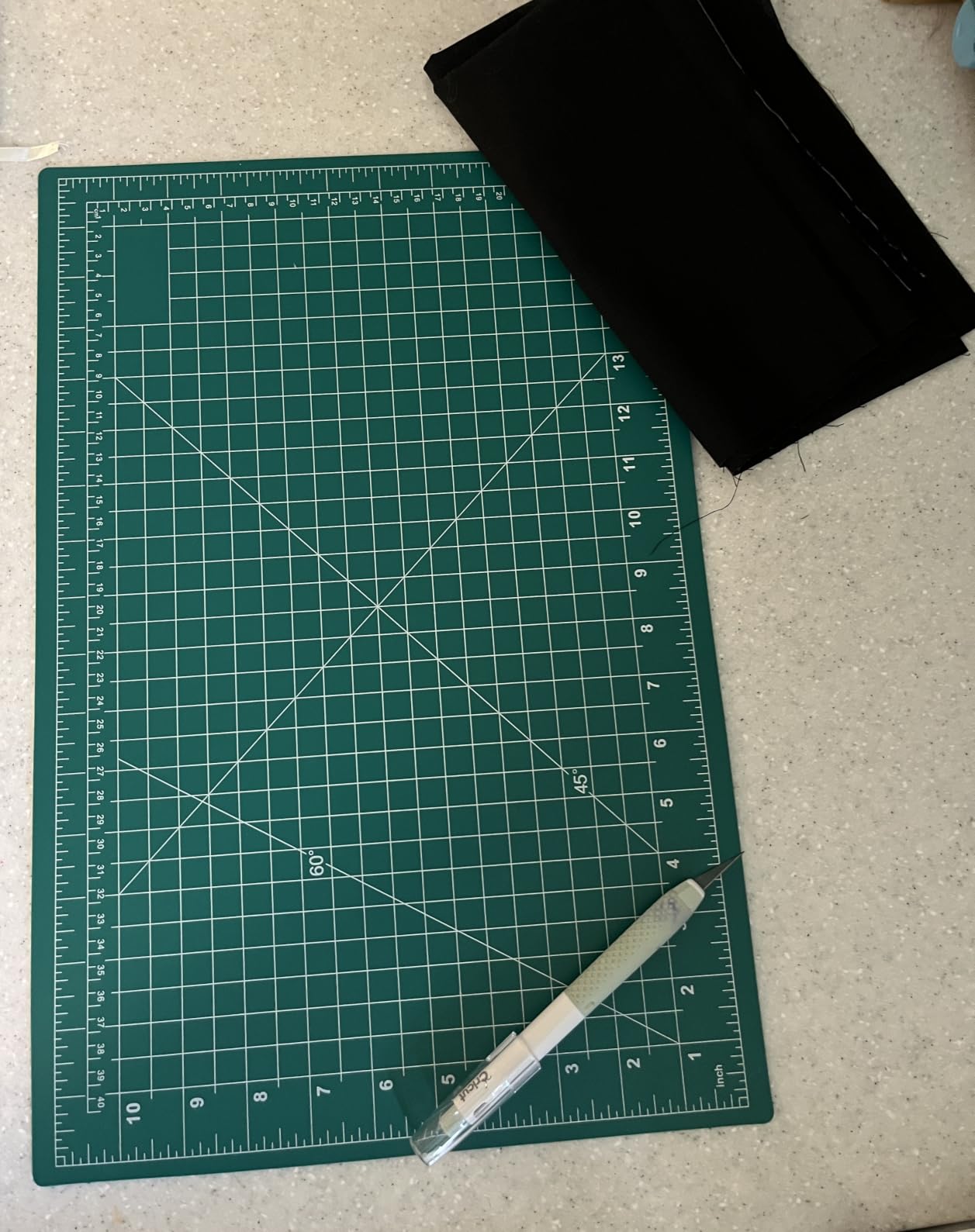 anezus Self Healing Sewing Mat, Rotary Cutting Mat Double Sided 5-Ply Craft Cutting Board for Sewing Crafts Hobby Fabric Precision Scrapbooking Project 9inch x 12inch (A4) customer photo 2