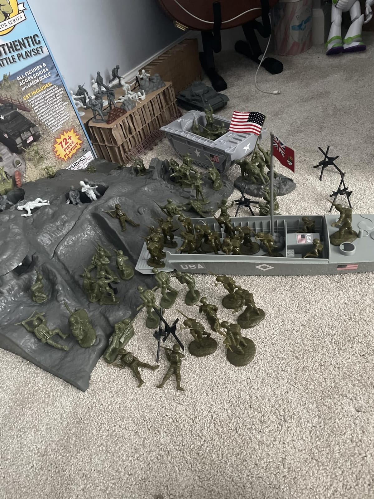 BMC WW2 D-Day Juno Beach Plastic Army Men - 35pc Canada & German Soldier Figures customer photo 1