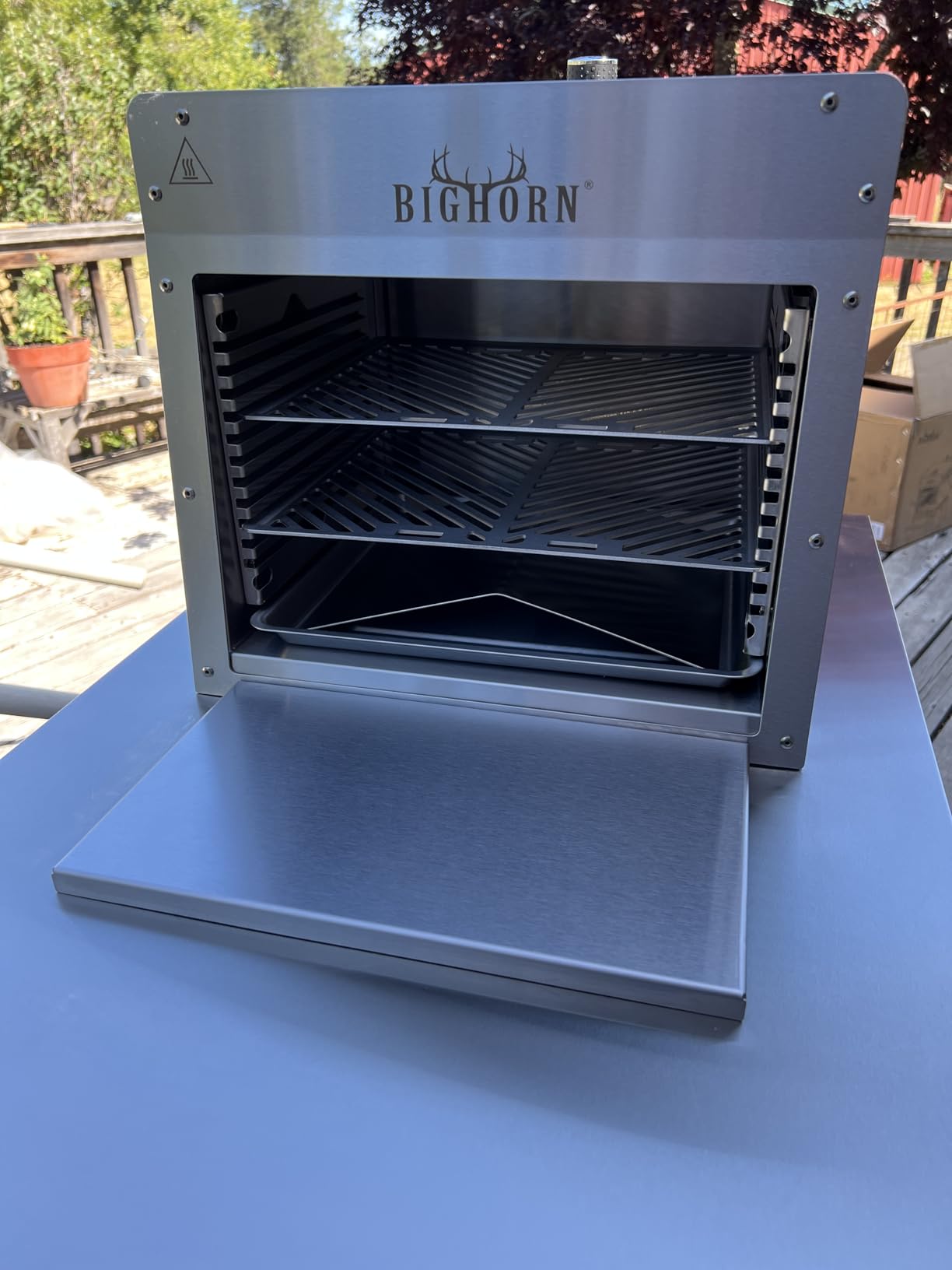 BIG HORN OUTDOORS Infrared Propane Gas Grill 1500°F in 3-5 Mins, 16 inch customer photo 2