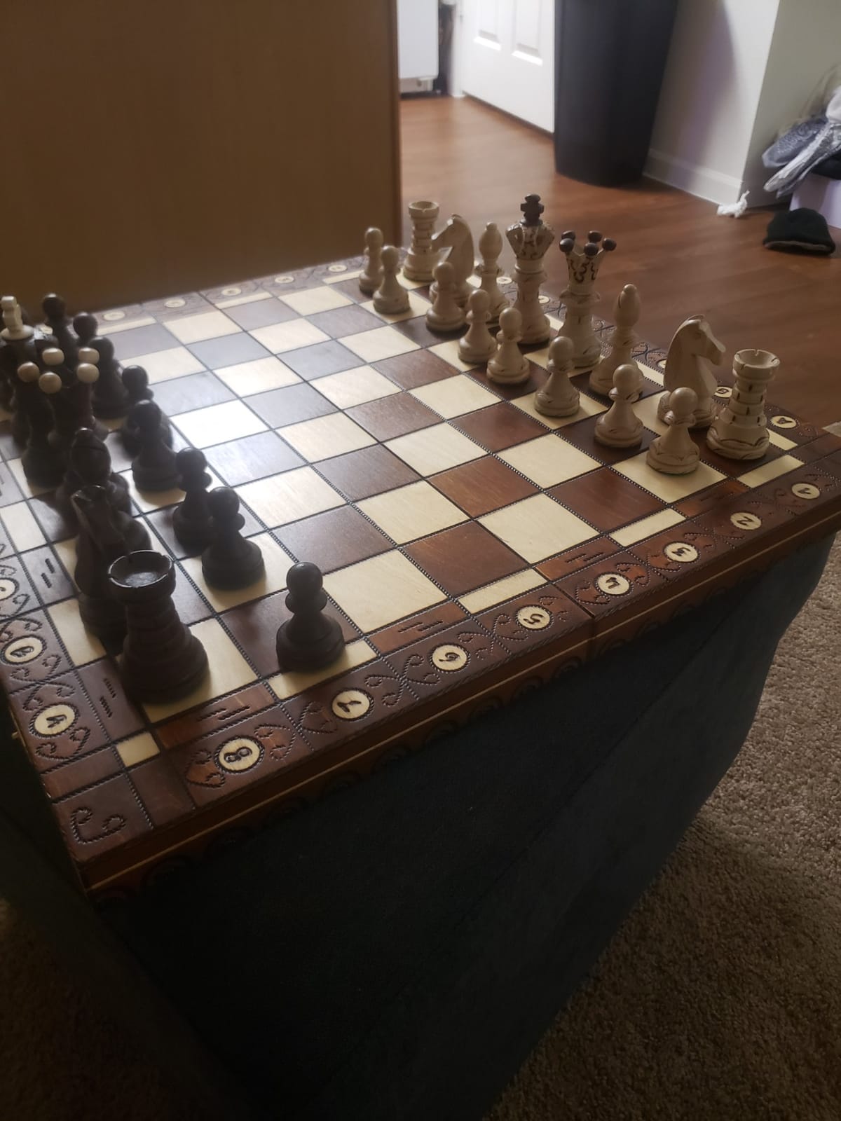 Handmade Chess Set European Ambassador with 21