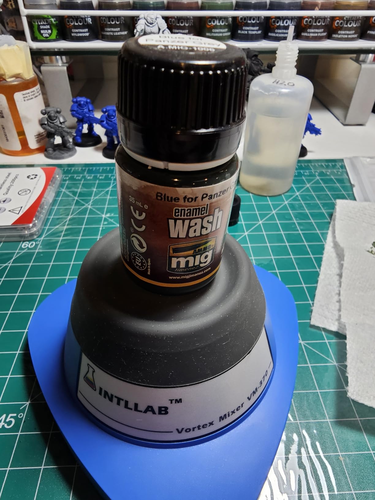 INTLLAB Lab Vortex Mixer, Touch Function Lab Vortexer, Gel Polish, Eyelash Adhesives, Acrylic Paints, Test Tubes and Centrifuge Tubes customer photo 2