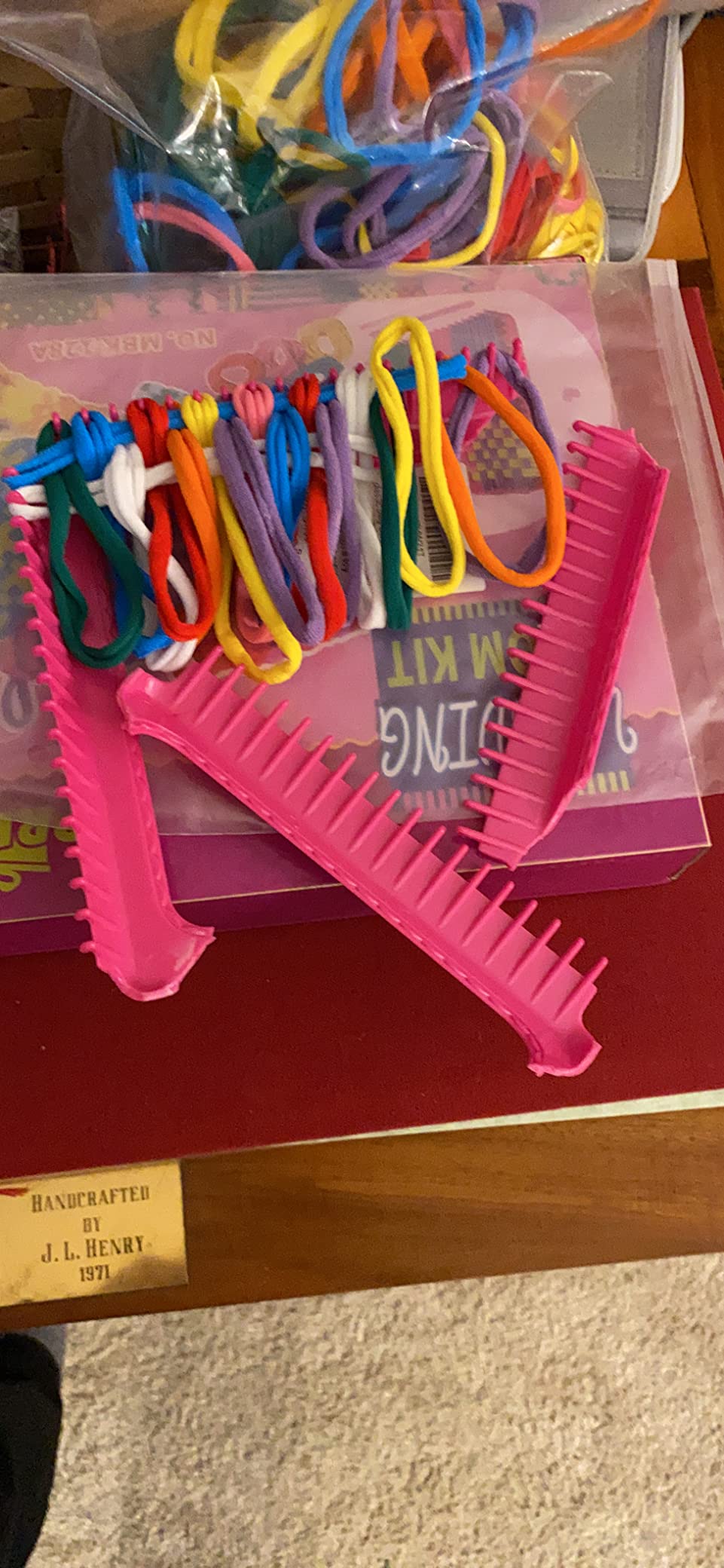 PREBOX Weaving Loom Kit Toys for Kids and Adults, Potholder Loops Crafts for Girls Ages 6 7 8 9 10 11 12, 7