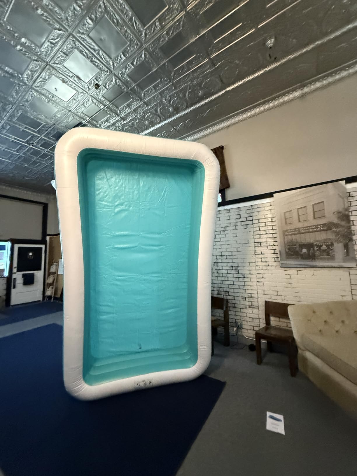 Toysical Inflatable Pool for Kids and Adults with Pump - 118 x 72 x 22 - More Durable Than Other Blow up Pools for Adults - Includes Patches customer photo 1