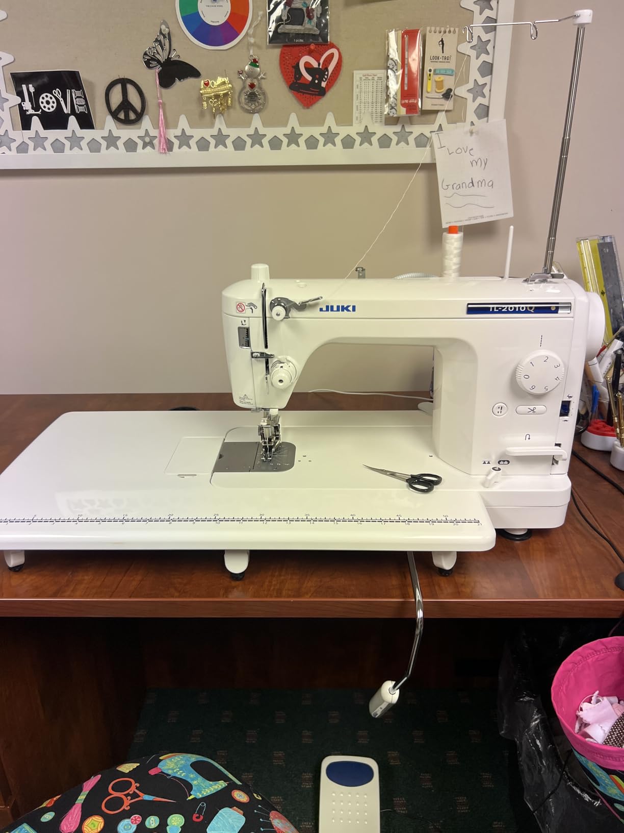 Juki 2010q Sewing and Quilting High Speed Semi-Industrial Machine, Ideal for Leather and Heavy Fabrics customer photo 2