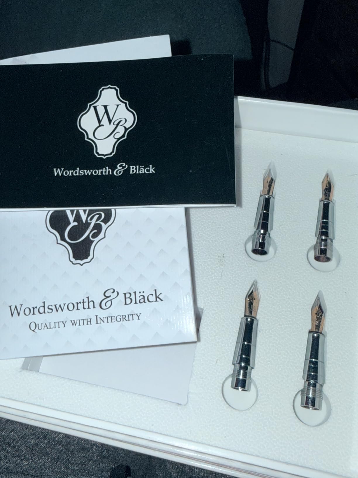 Wordsworth & Black Luxury Fountain Pen Set for Writing, 6 Nibs, Black Gold | Fountain Ink Bottle, Cartridges & Refill Converter, Refillable, Black, High End Gift for Men & Women, Journaling & Lettering customer photo 1