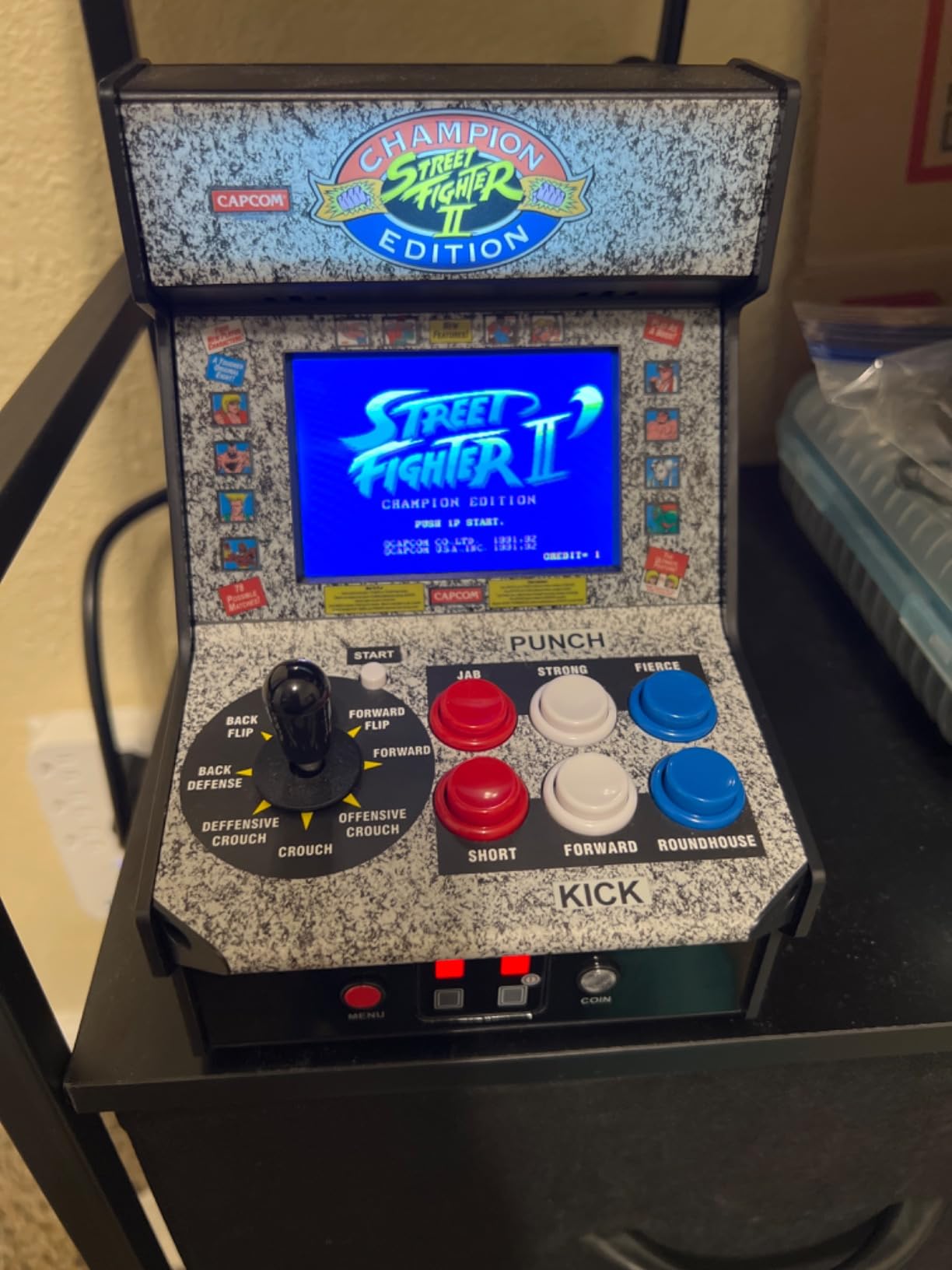 My Arcade Street Fighter 2 Champion Edition Video Game: Mini Arcade Machine, Arcade Version customer photo 1