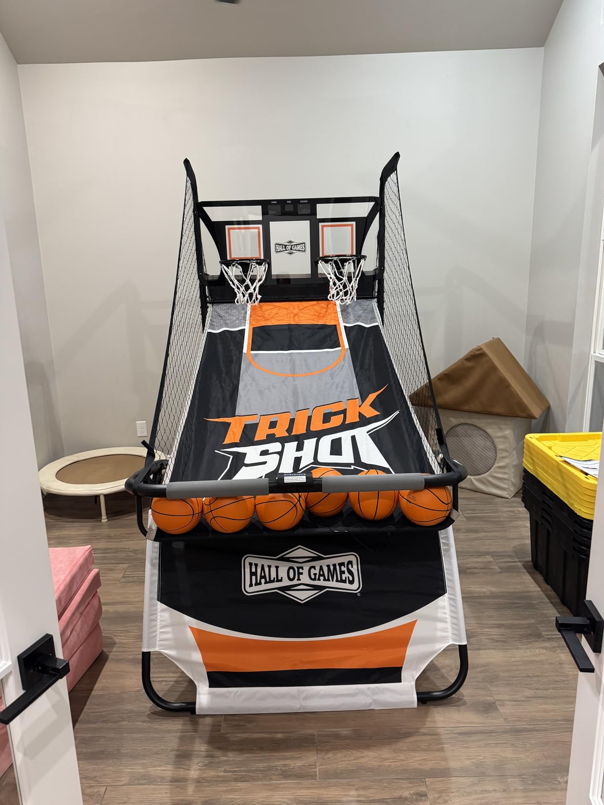 Hall Games Premium Arcade Basketball Shootout - Heavy-Duty Foldable customer photo 2