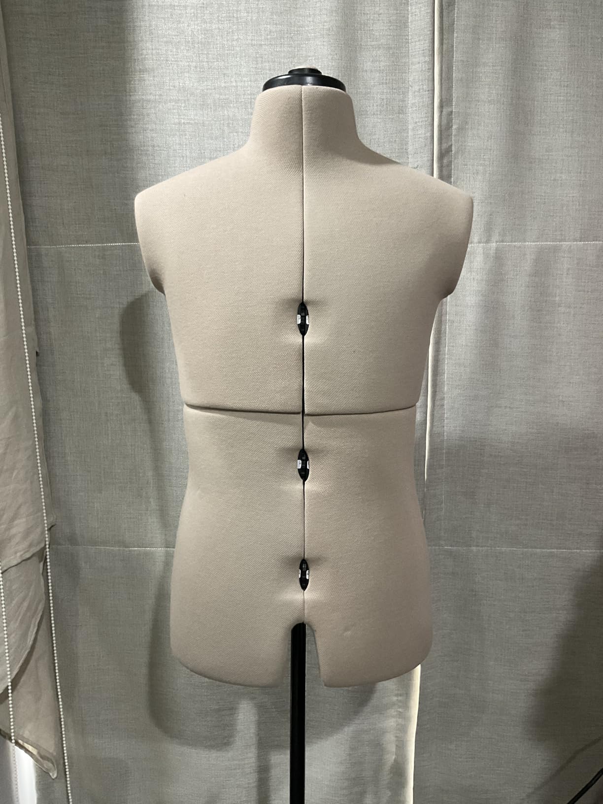 Dritz Mr. Tailor Adjustable Dress Form, Men Size US M-XL | Male Clothing Mannequin for Sewing, Fitting, and Draping, Pinnable Sewing Mannequin with 13 Dials for Fitting customer photo 2