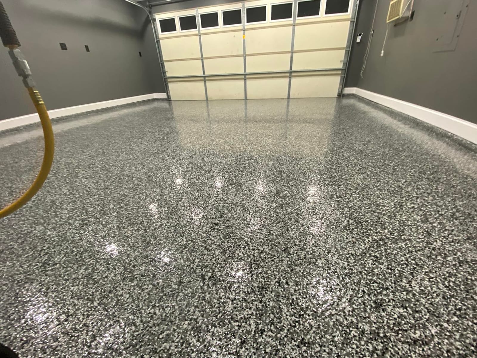 Everflow MPC Clear Epoxy Resin Floor Coating Kit, 3 Gallon | Garage floor epoxy kit. 100% solids, self-leveling epoxy resin coating for garages and commercial concrete floors. customer photo 2