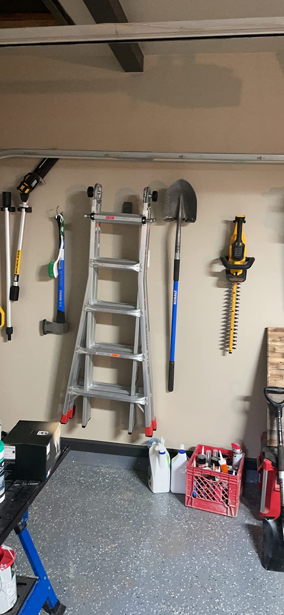 Lift Ladders 18-Ft Multi-Position Aluminum Ladder, 5-in-1, 300 lb. Capacity | Dual-Frame Ladder, Extendable, Portable and Lightweight Climbing Equipment customer photo 1
