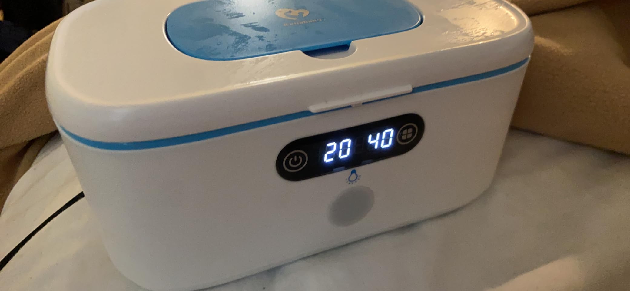 Bellababy Wipe Warmer for Vehicle and Home Use, Baby Wet Wipes Dispenser and Diaper Wipe Warmer with Night Light, Temperature Display, No Need Water and Sponge customer photo 2