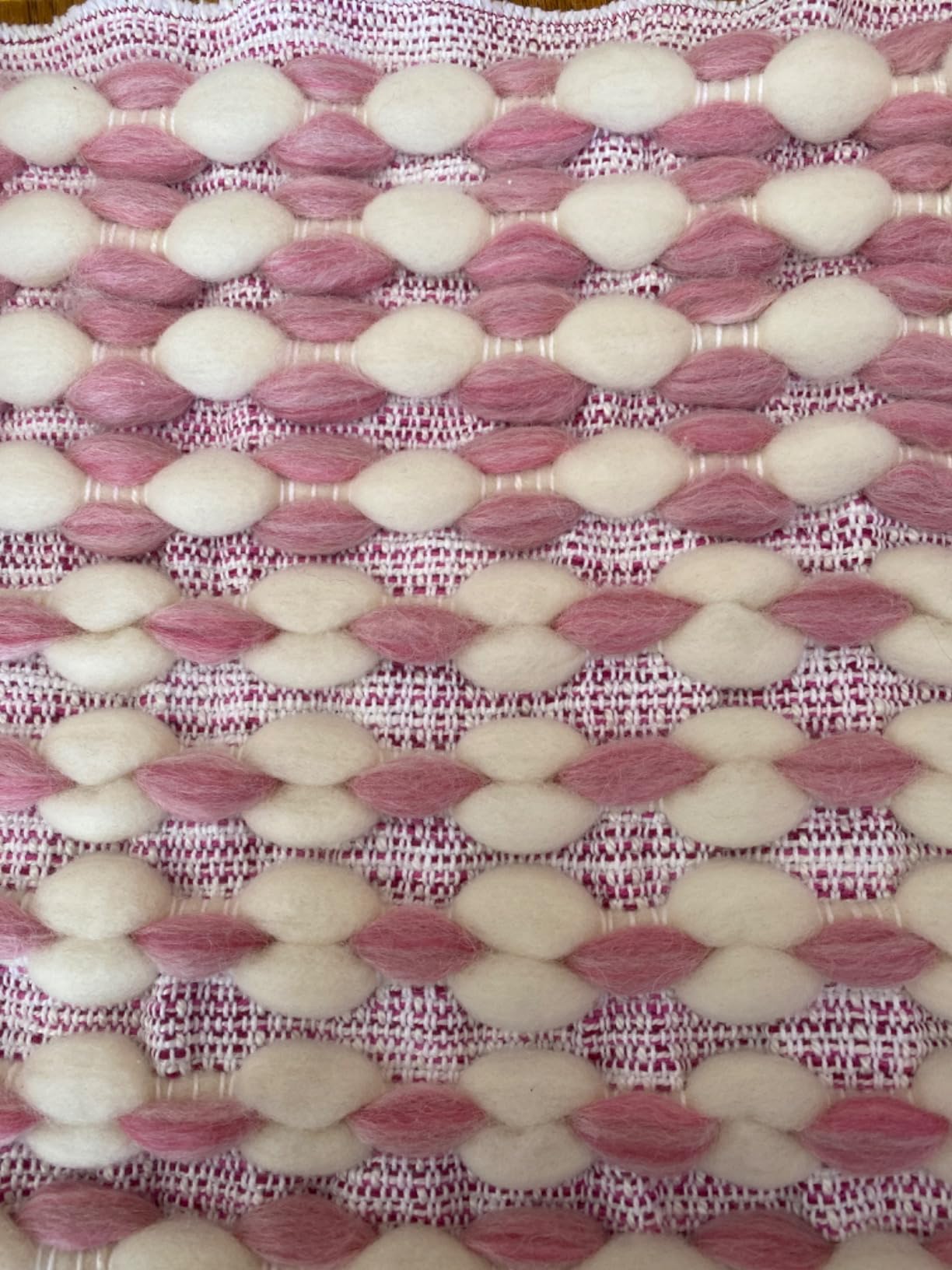 Revolution Fibers Merino Wool Roving 1 lb (16 Ounces) for Spinning | Soft Chunky Jumbo Yarn for Arm Knitting Blanket | 100% Natural Undyed (Off-White) Wool Yarn, Felting Core, Carded Stuffing customer photo 1