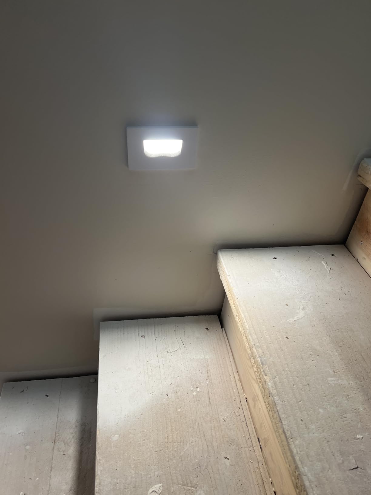 CLOUDY BAY Dimmable Upgraded 3 Color 120V LED Indoor Outdoor Step Lights, 3000K/4000K/5000K 3W 100lm, Stair Light, White, 6 Pack customer photo 1