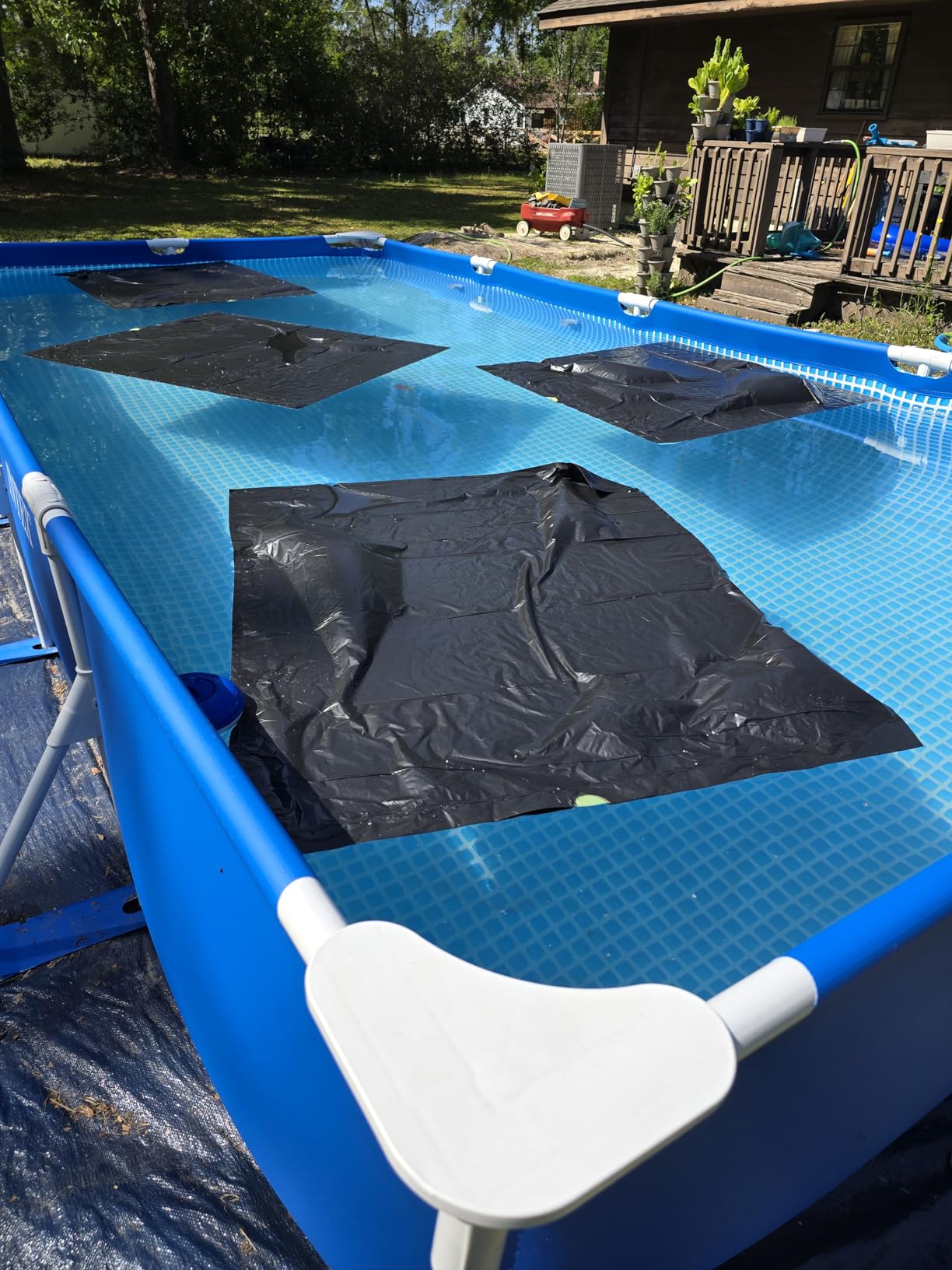 INTEX Metal Frame 14ft 9in x 7ft 3in x 33in Above Ground Pool Set w/Pump | 28279EH - 530 GPH Cartridge Filter Pump and Type A Filter Cartridge Included customer photo 2