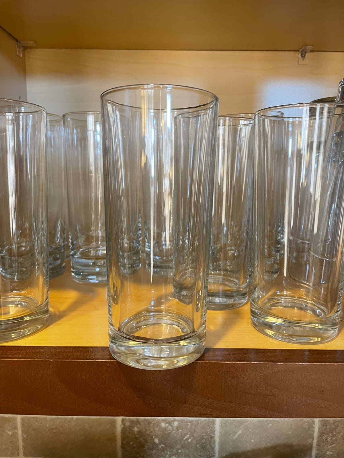 Godinger Highball Drinking Glasses, Italian Made Tall Glass Cups, Water Glasses Drinking Set, Cocktail Glasses - 14oz, Set of 4, Made In Italy customer photo 1