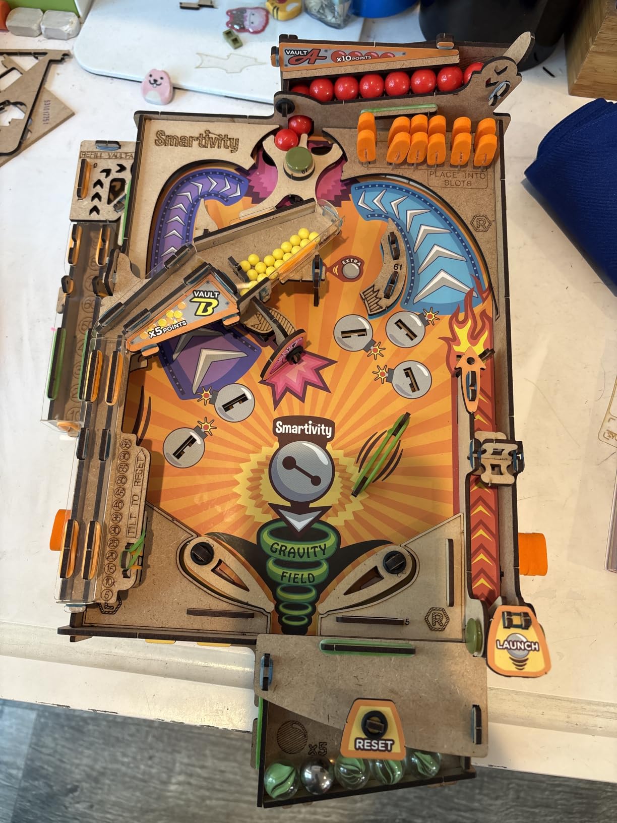 Smartivity Award Winning DIY Pinball Machine Kit for Kids 8 to 99 Years | STEM Toys Arcade Game Kit for Ages 8 9 10 11 12 13 14 | Pinball Machine Kids 8-12 | Birthday Gift Boys Girls Adults customer photo 1